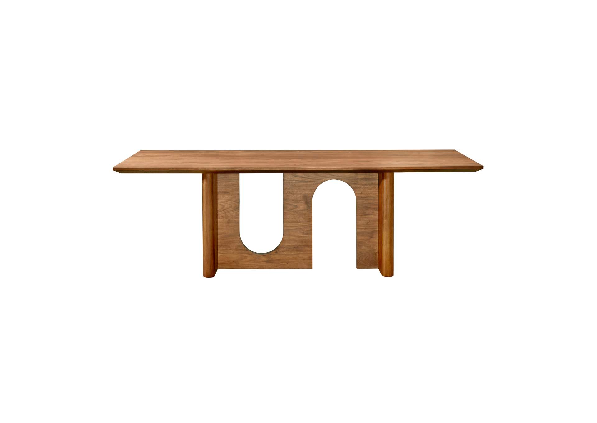 Satra Walnut Rectangular Dining Table image 1