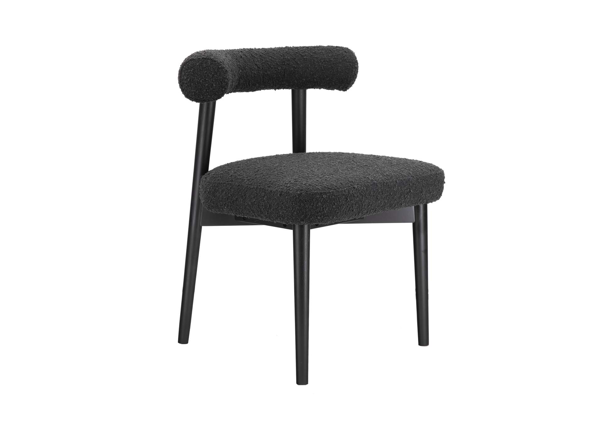 Spara Black Performance Boucle Side Chair image 1