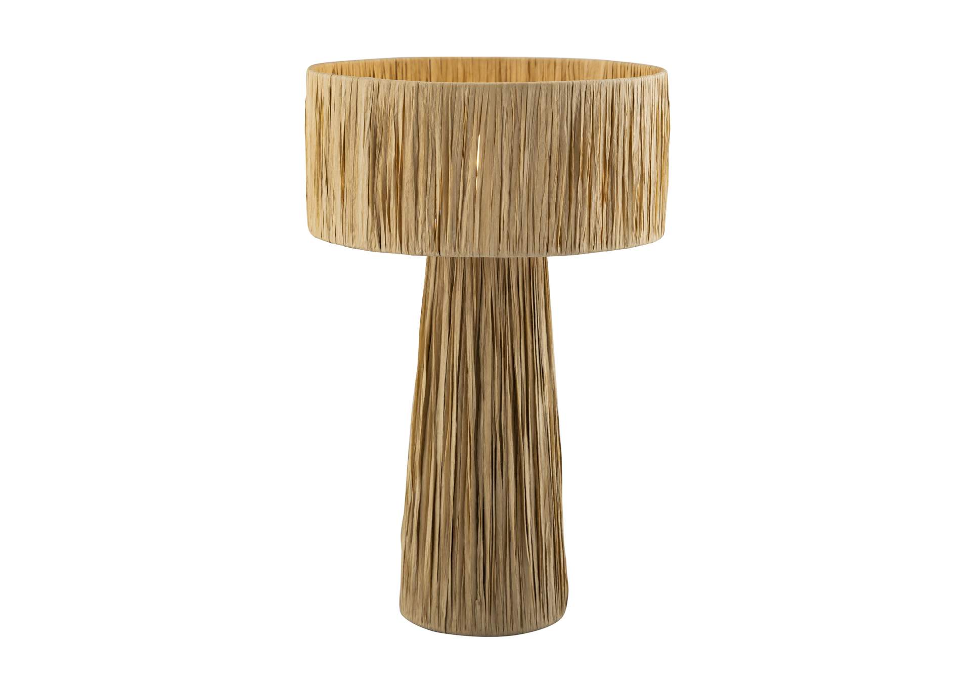 Shelby Raffia Natural Table Lamp image 1