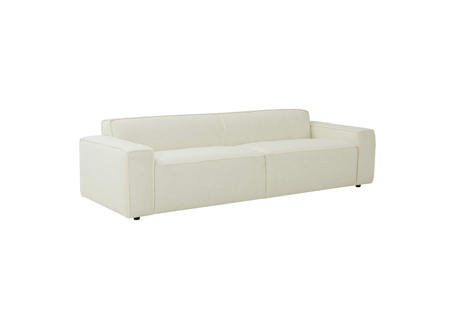 Olafur Cream Linen Sofa image 1