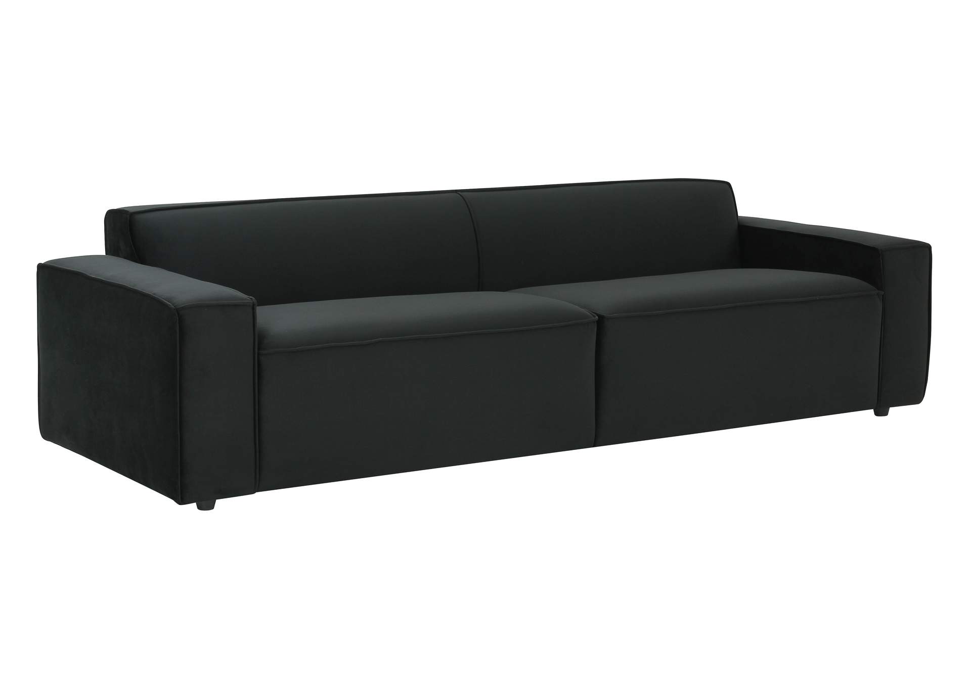Olafur Black Velvet Sofa image 1