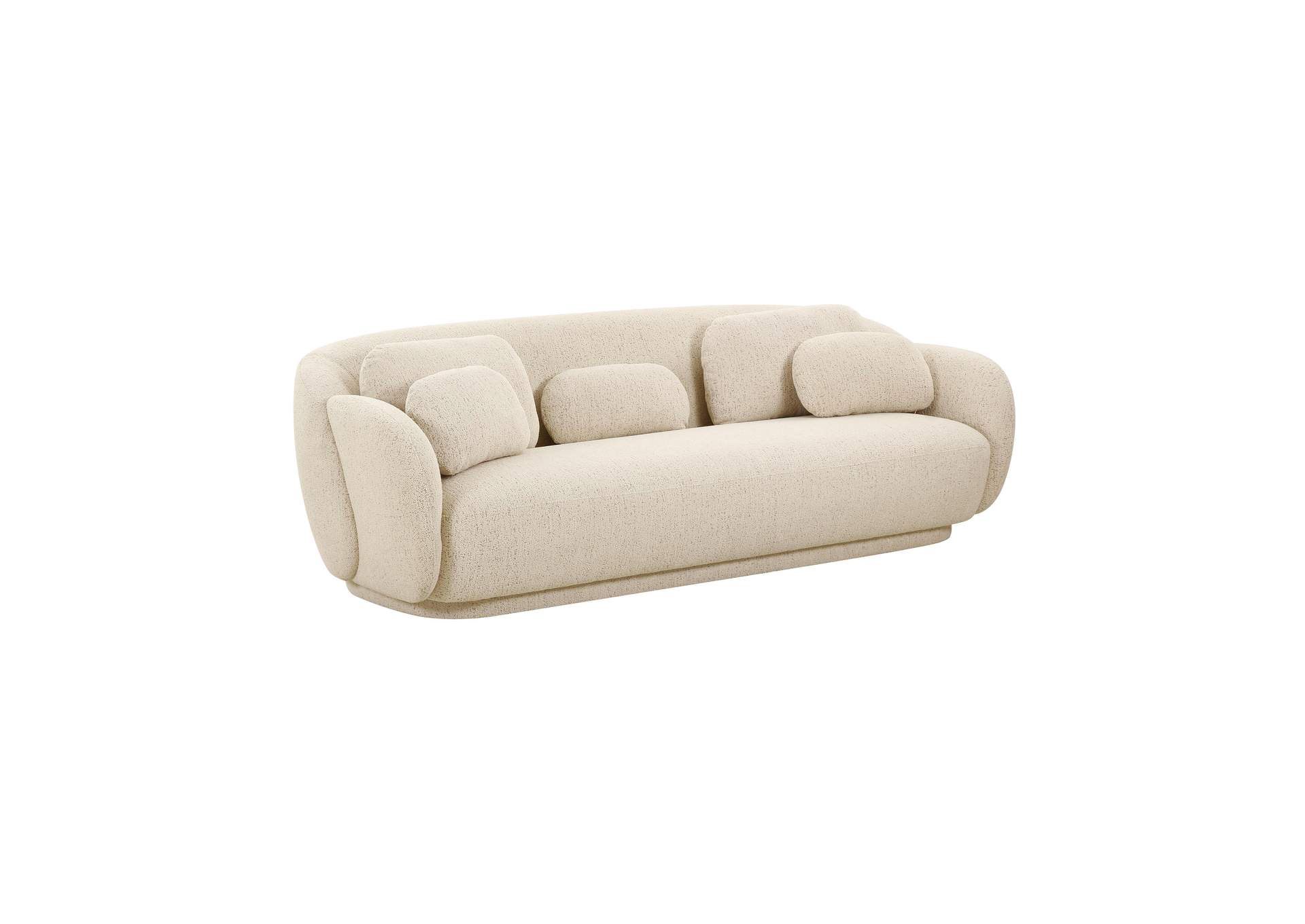 Misty Cream Boucle Sofa image 1