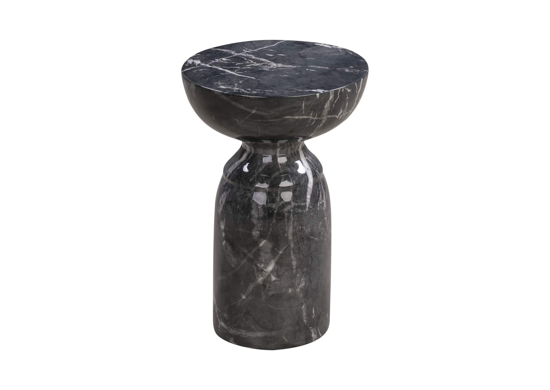 Rue Black Marble Side Table image 1