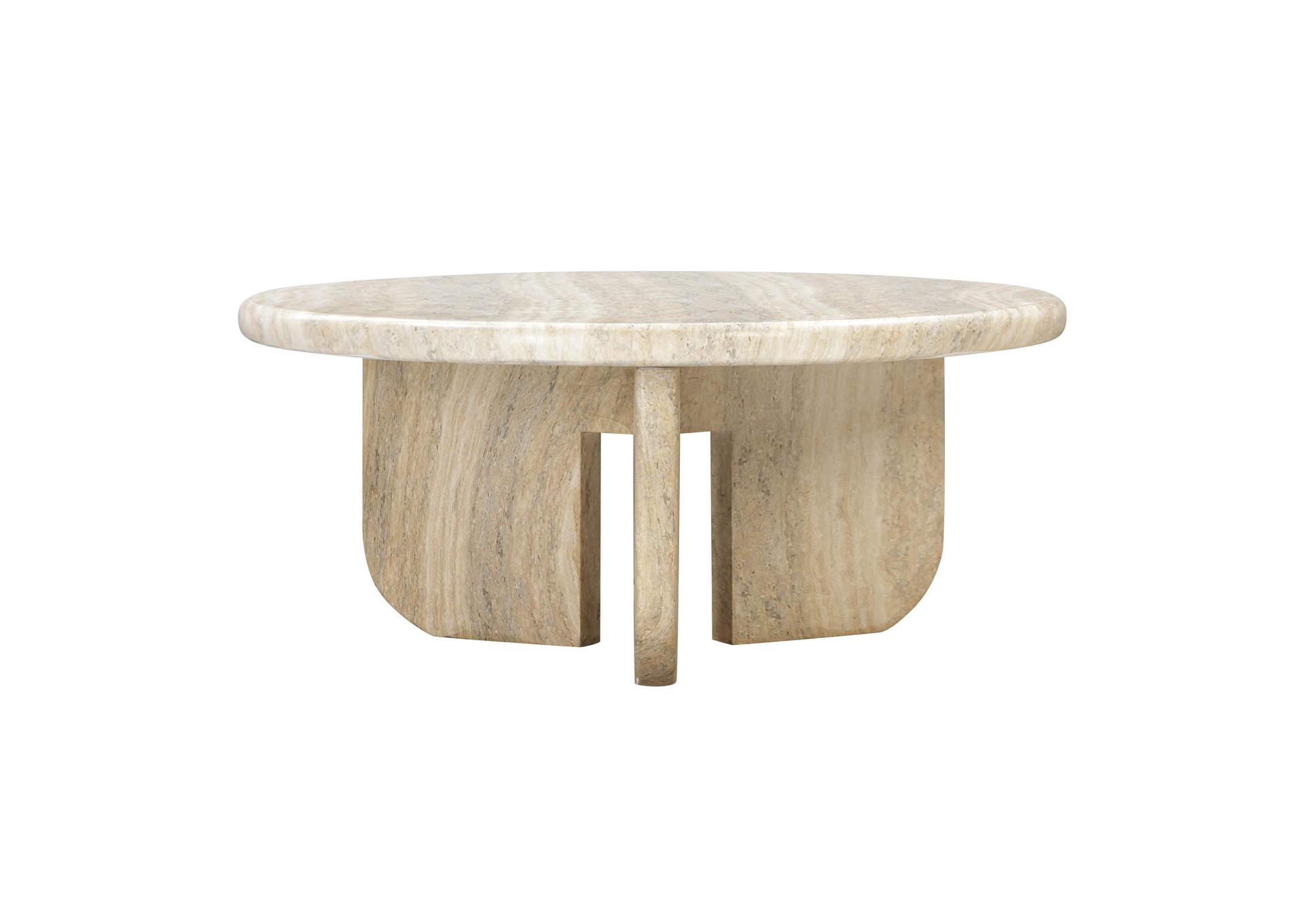 Patrizia Concrete Round Coffee Table image 1