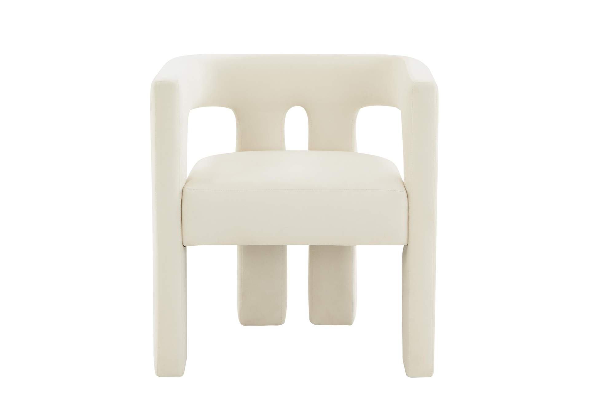 Sloane Cream Velvet Chair image 1