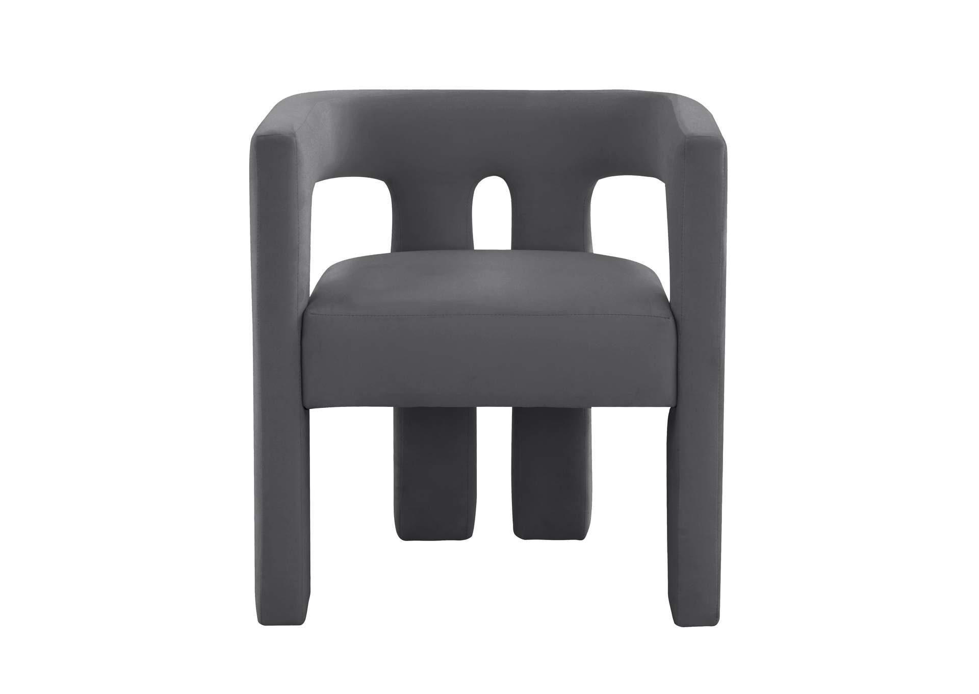 Sloane Dark Grey Velvet Chair image 1