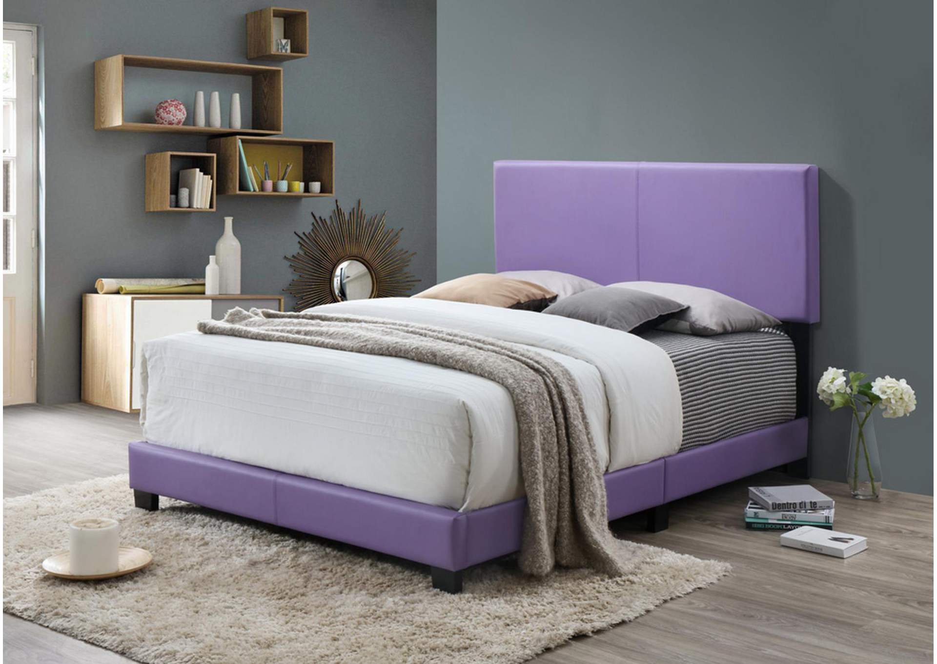 Purple Pu Full Bed image 1