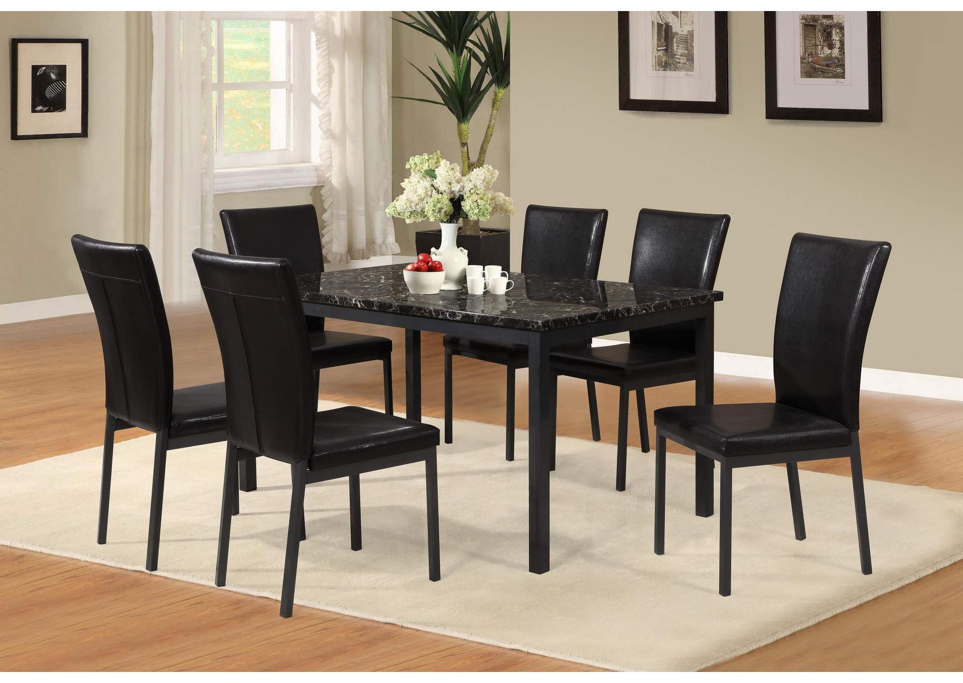 Dining Table & 4 Chairs image 1
