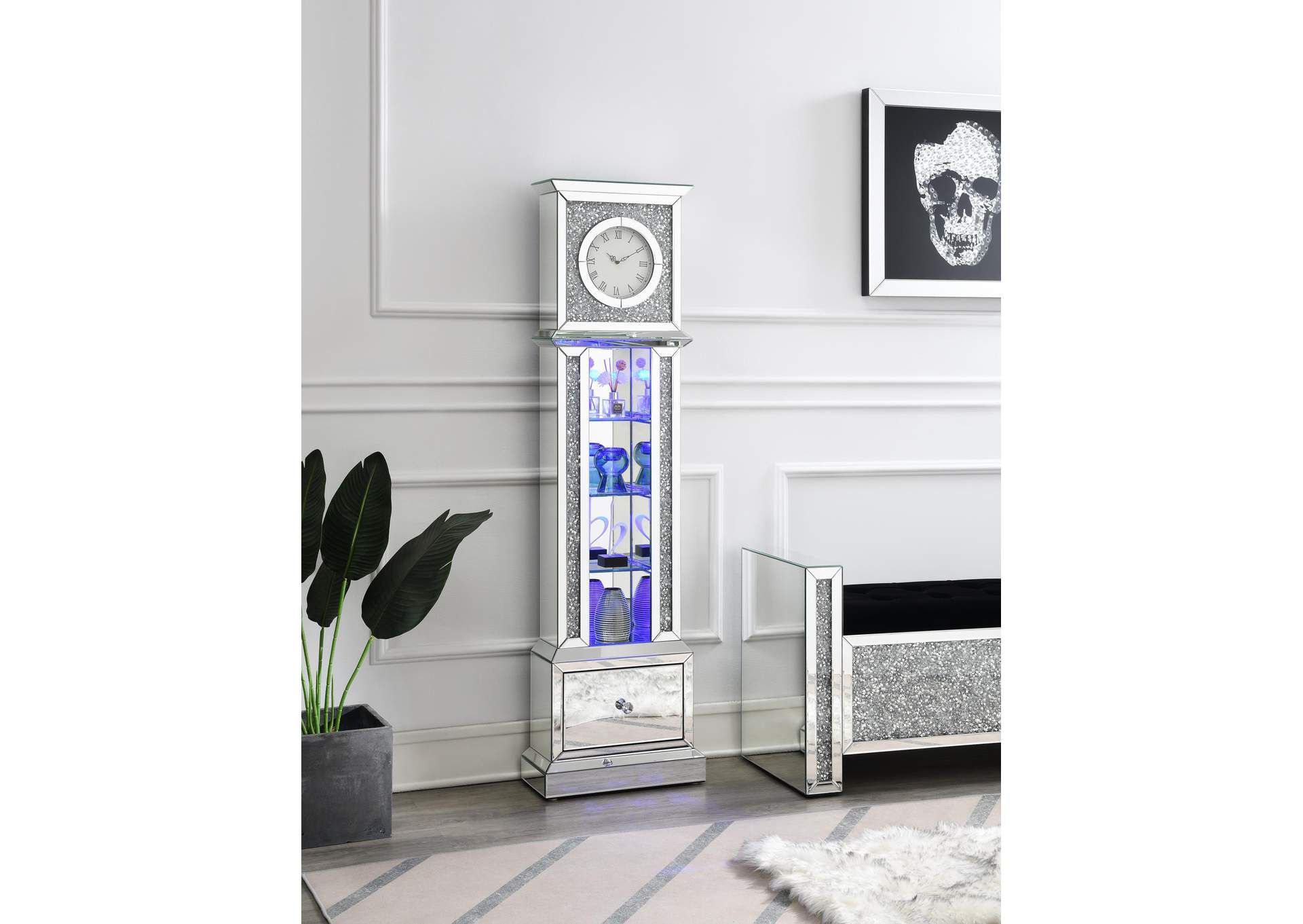 Led Standing Clock (Color Changing) image 1
