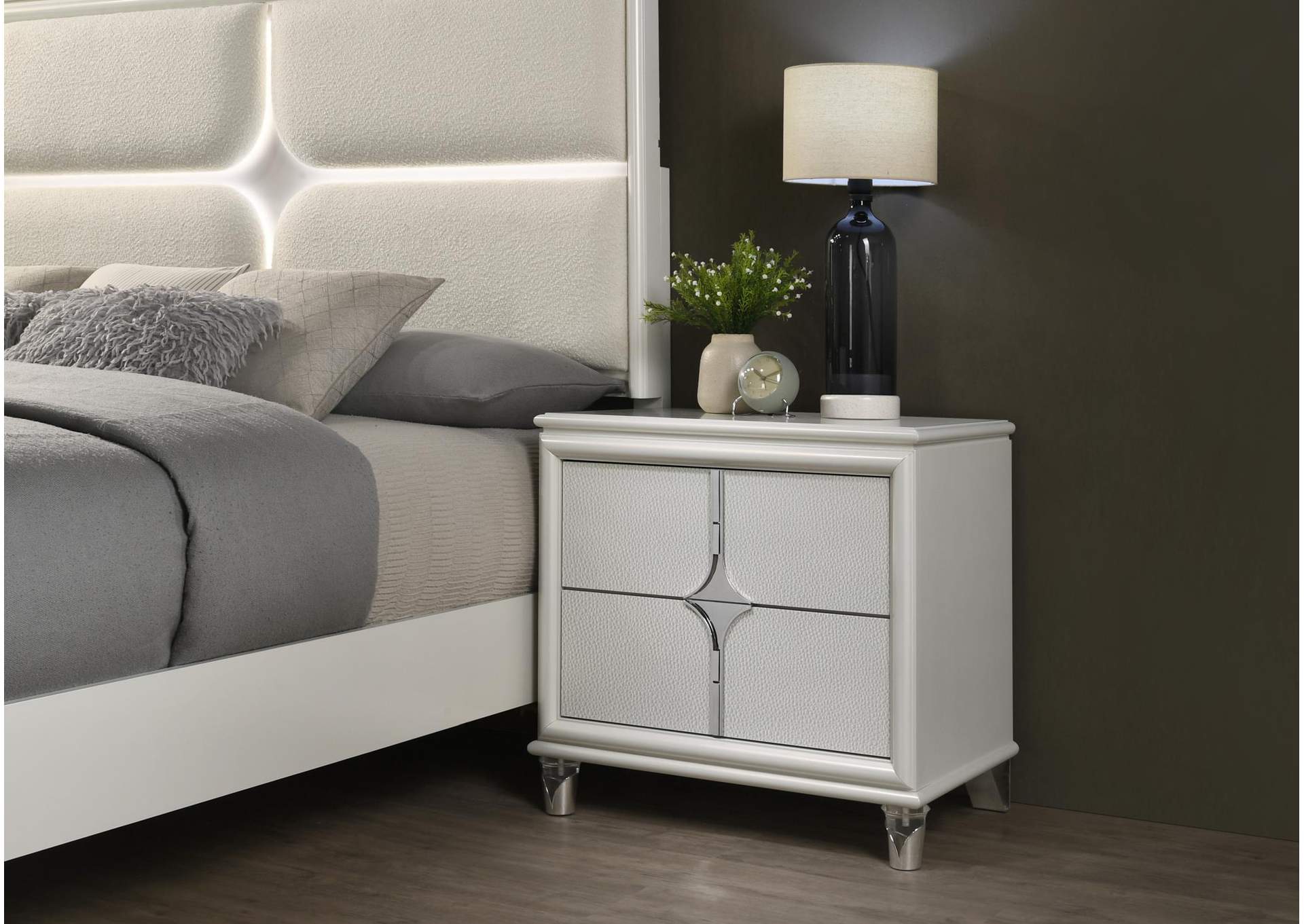 Mysterious Gold Nightstand image 1