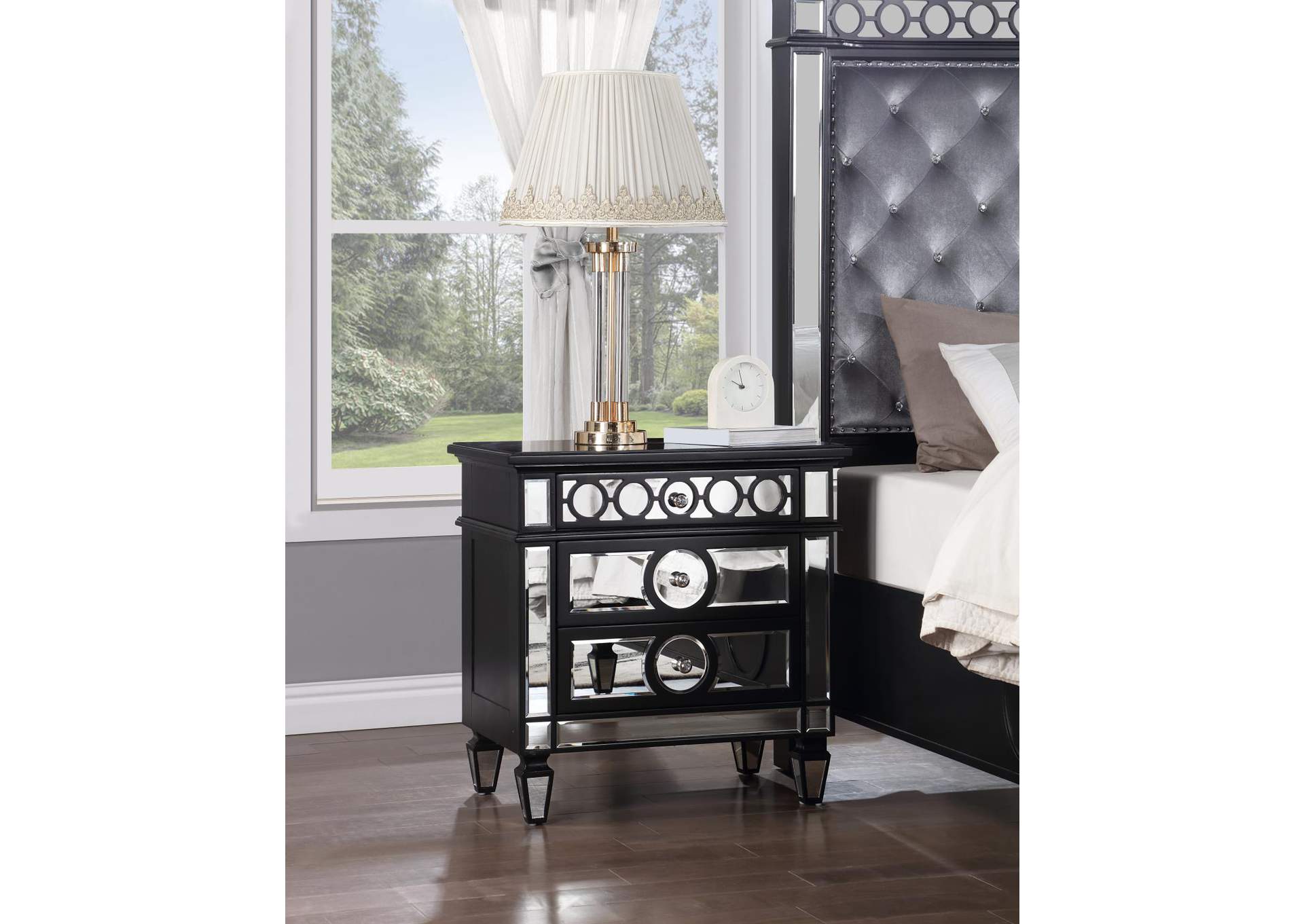 Black Nightstand image 1