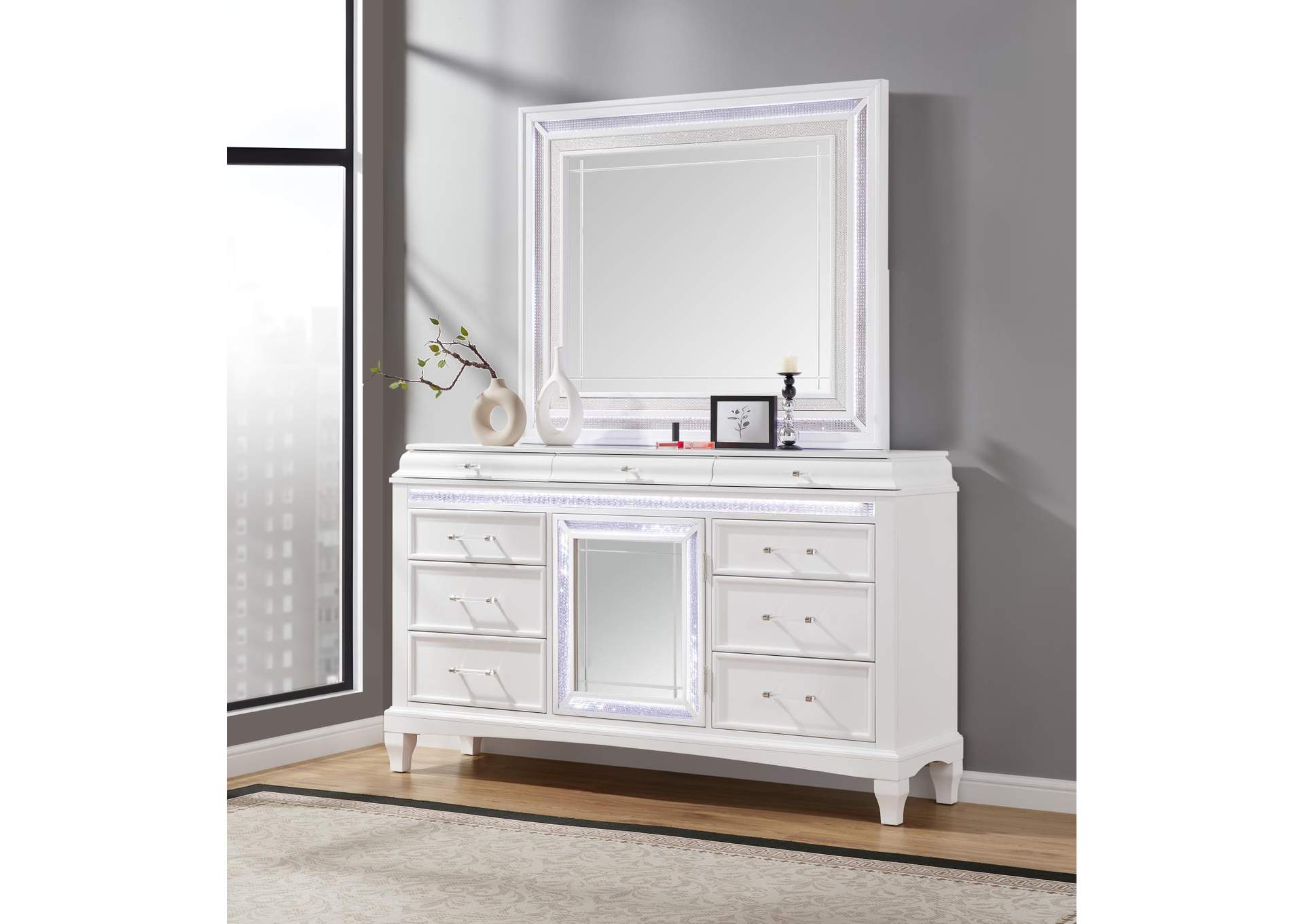 White Led Mirror image 1