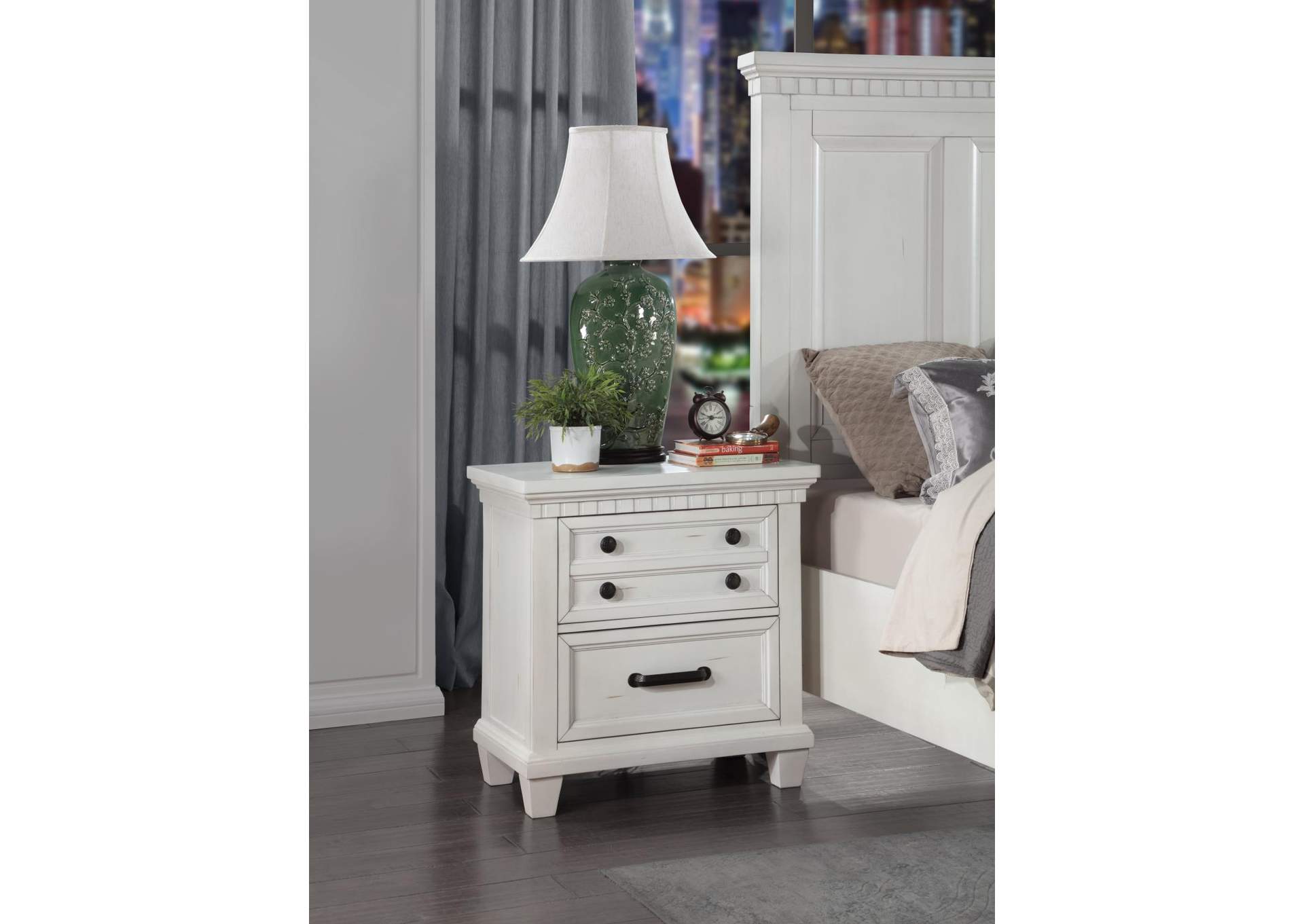 White Nightstand image 1