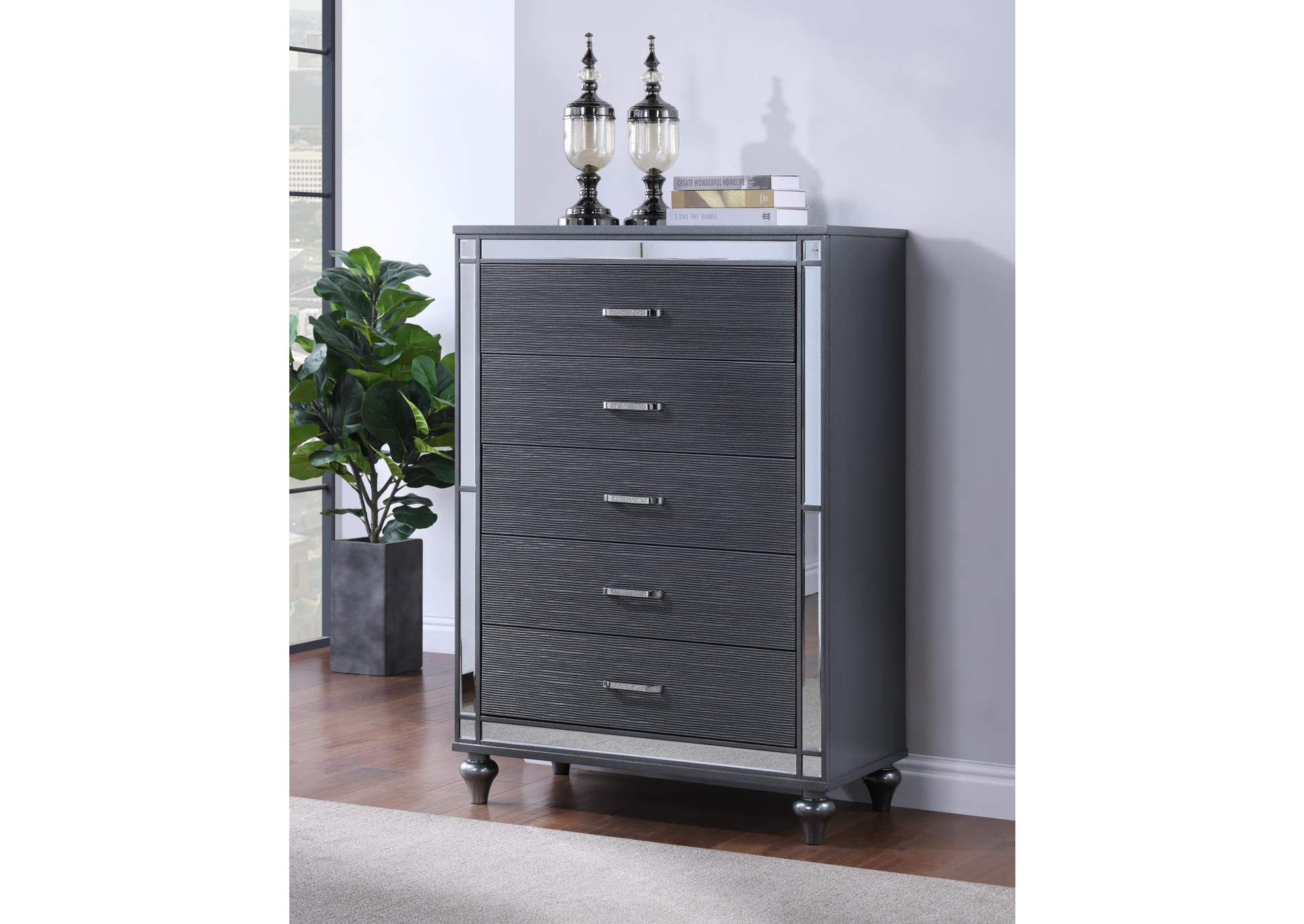 Charcoal Gloss Chest image 1
