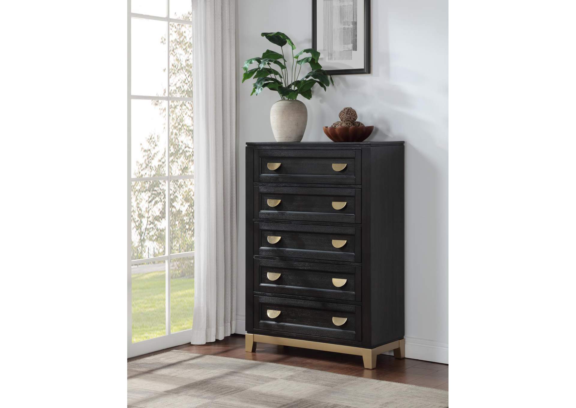 Black - Gold Chest image 1