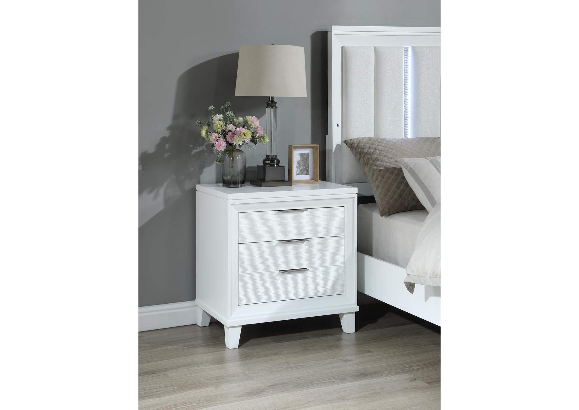 White Nightstand image 1