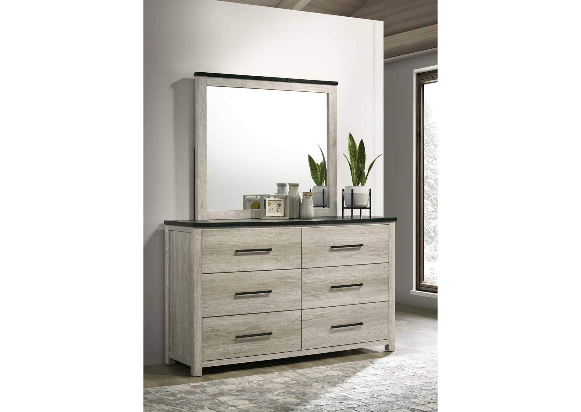 Antique White Dresser image 1