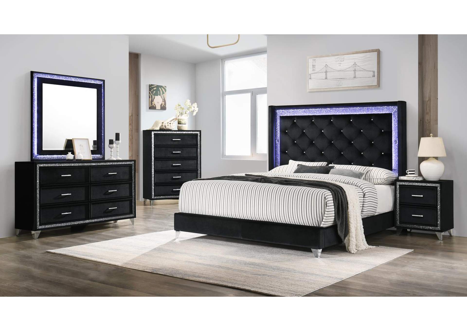 Black Velvet Dresser image 1