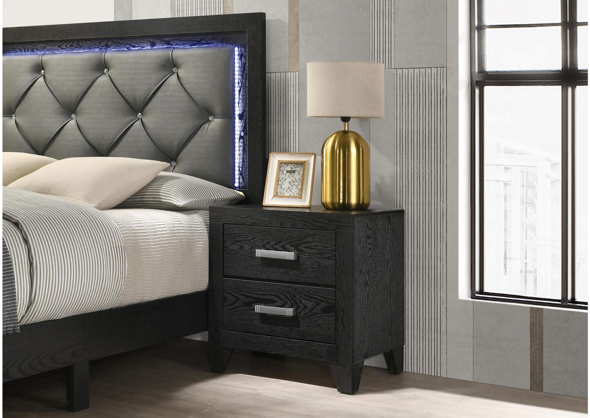Black Nightstand image 1