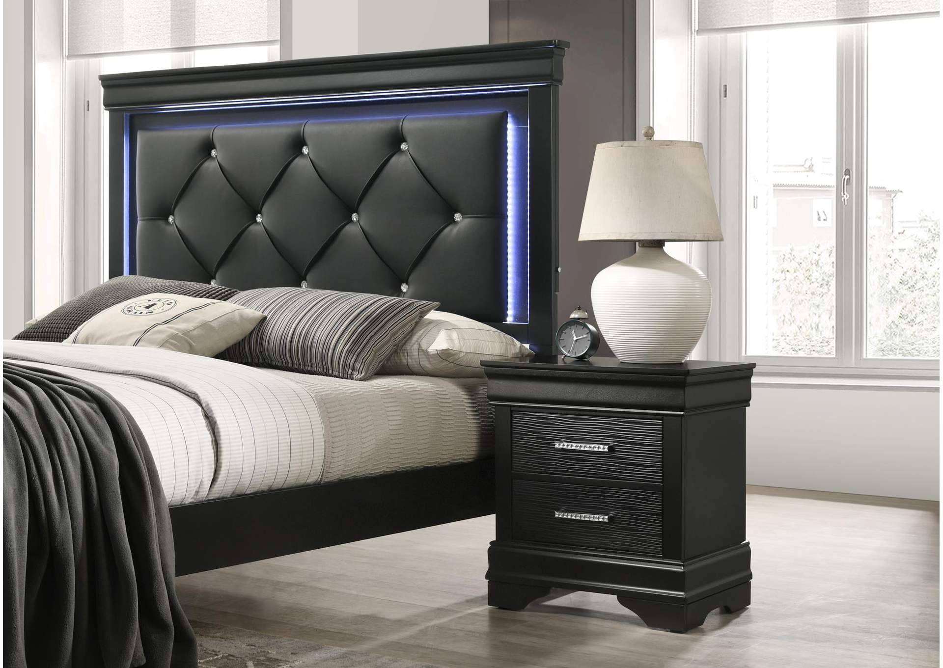 Black Nightstand image 1