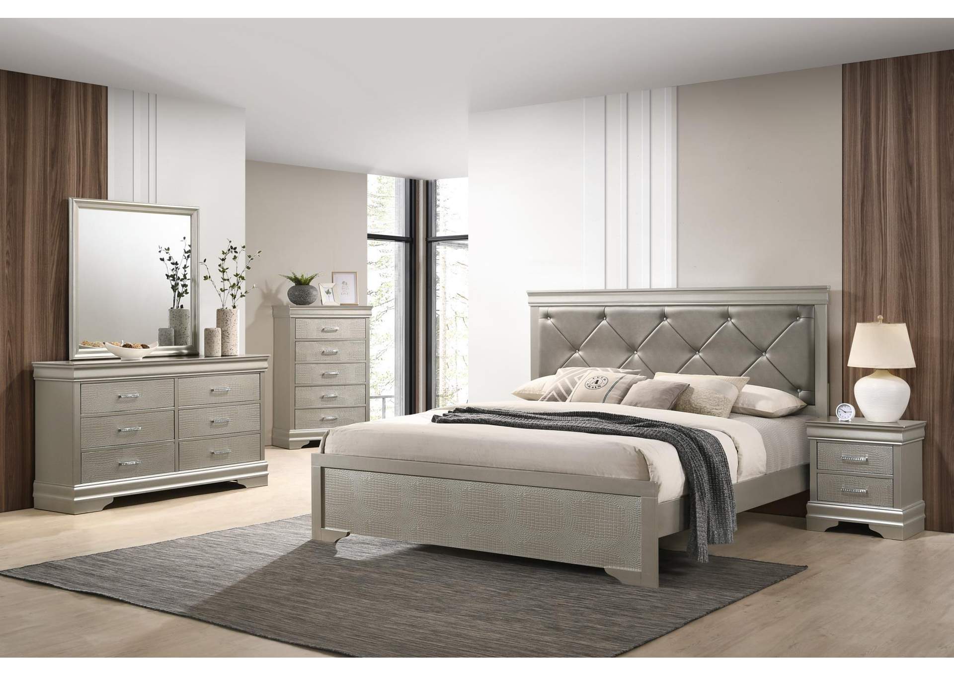 Champagne Queen Bed image 1