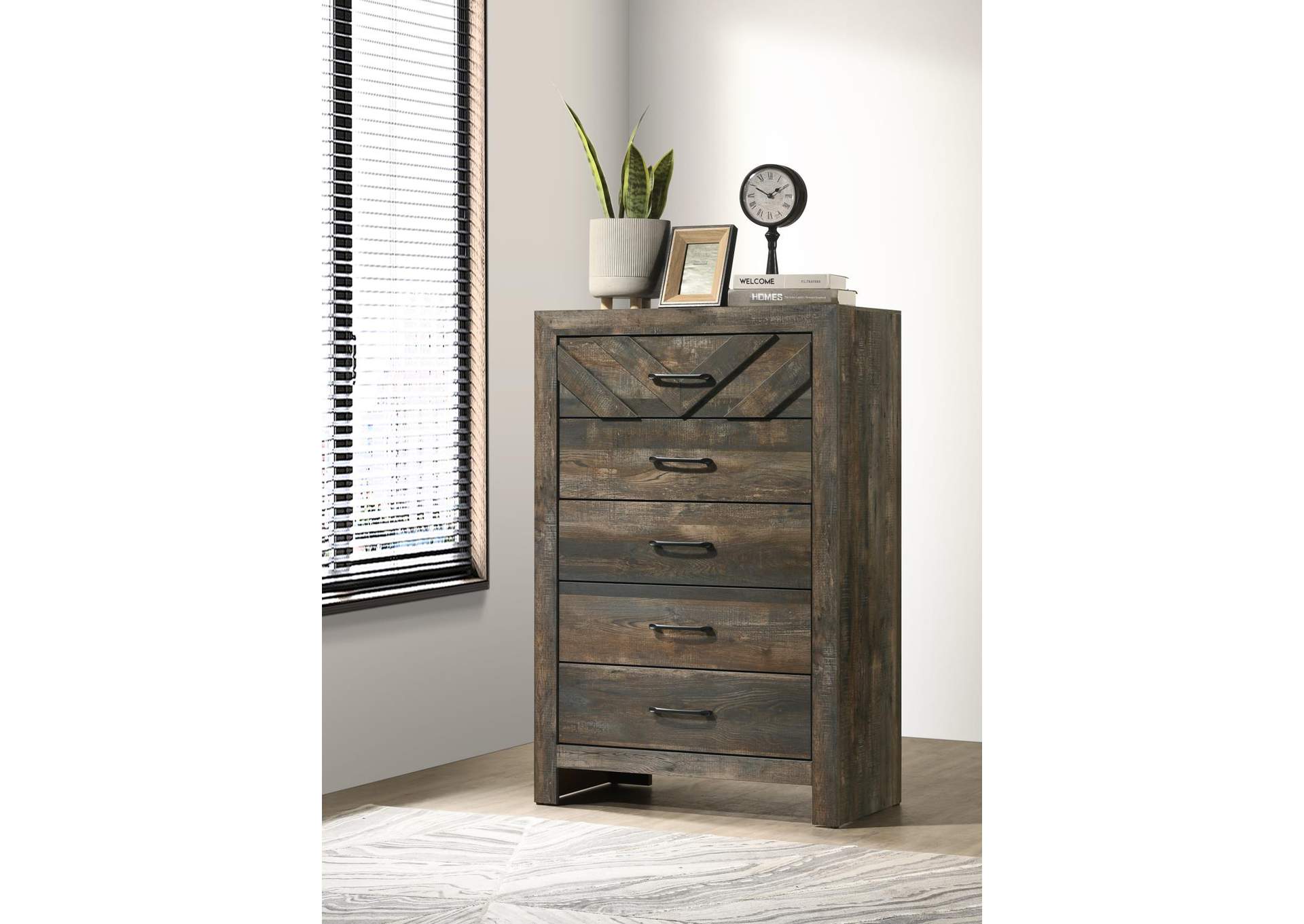 Antique Brown Chest image 1