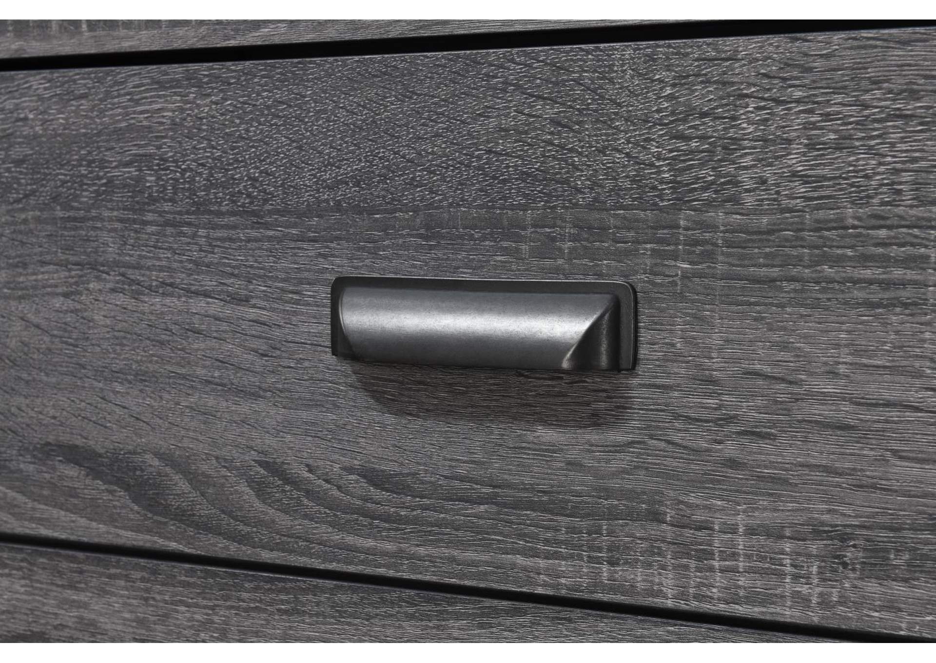 Dark Gray Queen Bed image 1