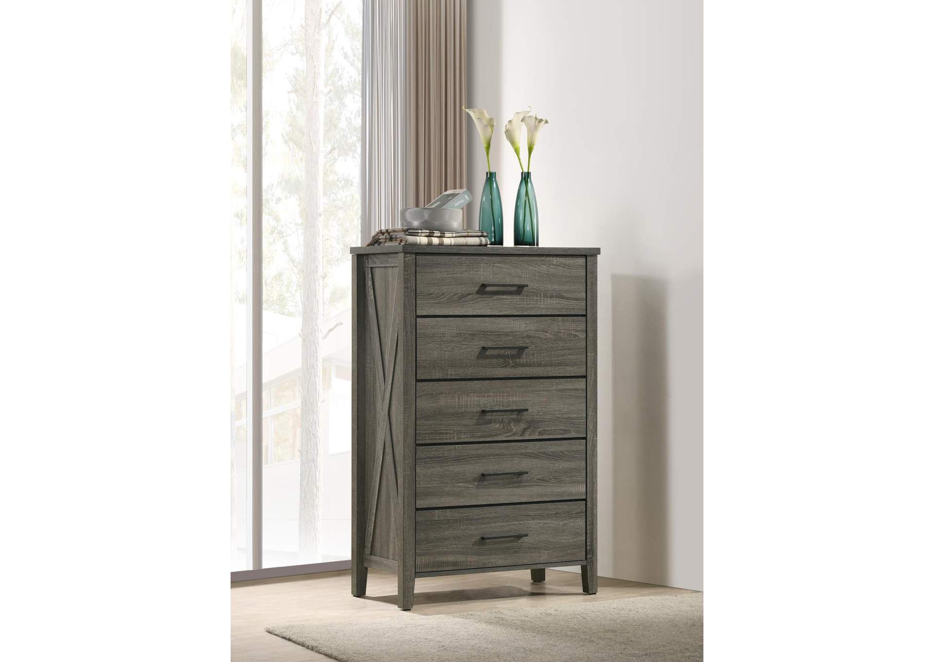 Rustic Gray Chest image 1