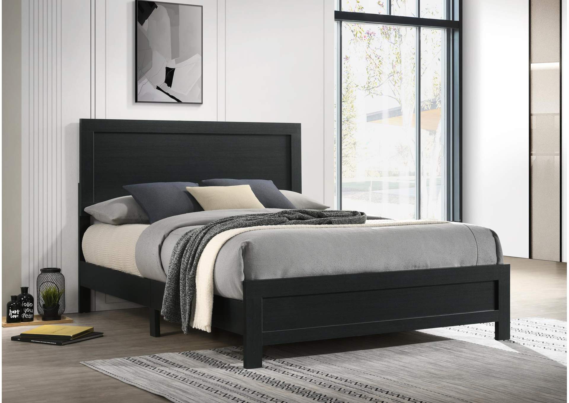 Black King Bed image 1