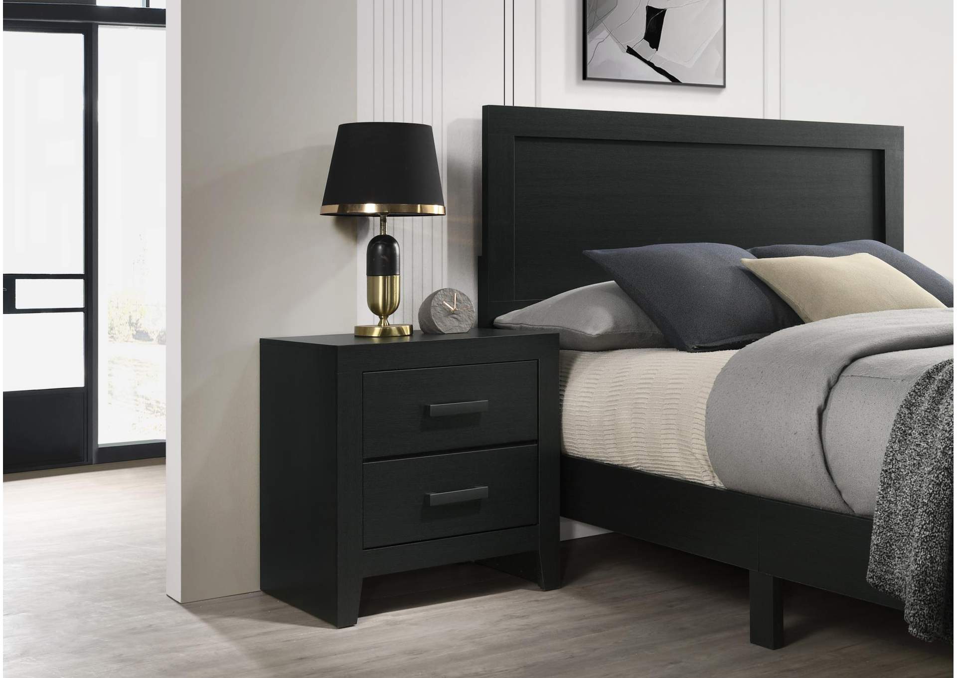 Black Nightstand image 1