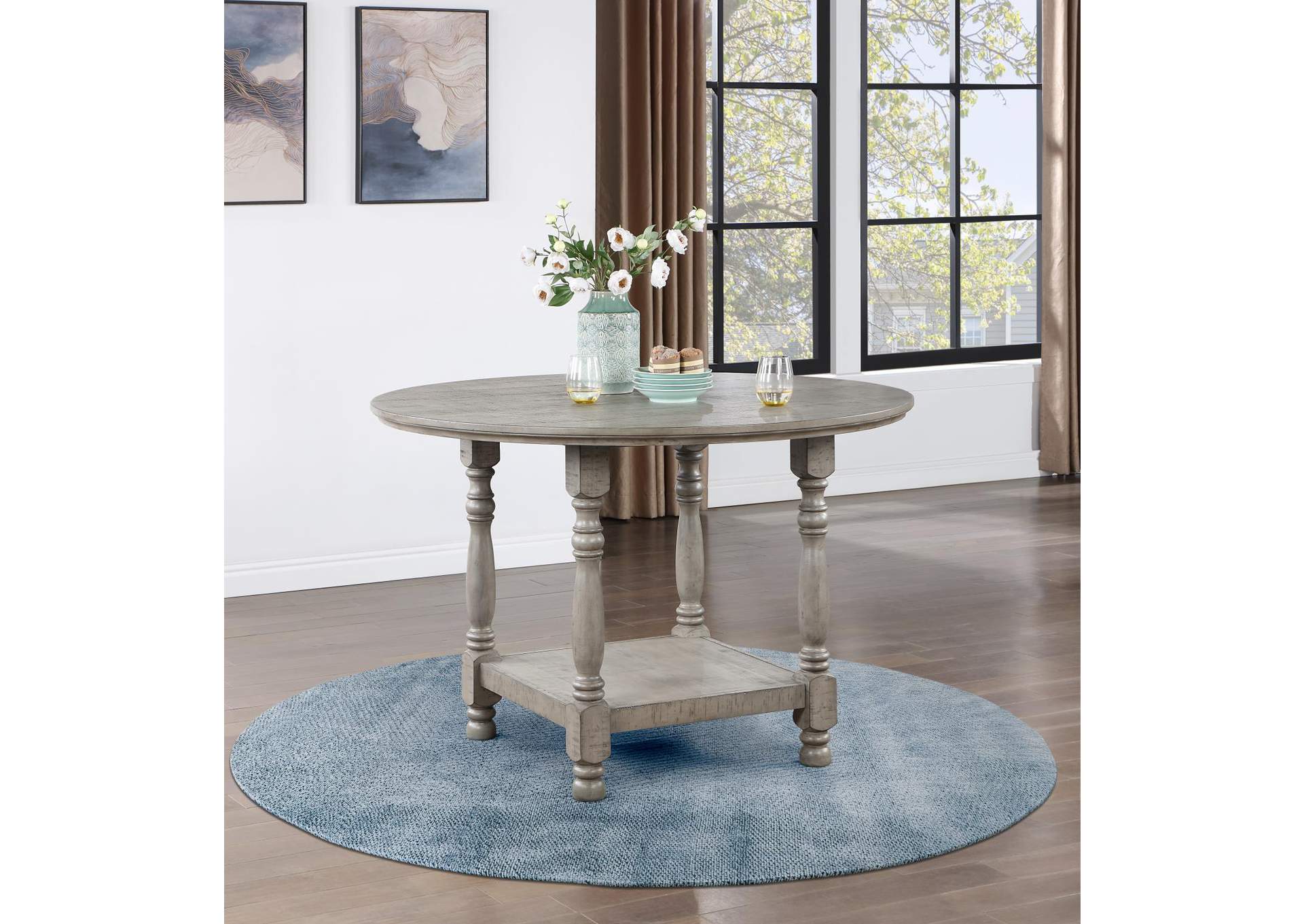 Dining Table & 4 Side Chairs image 1