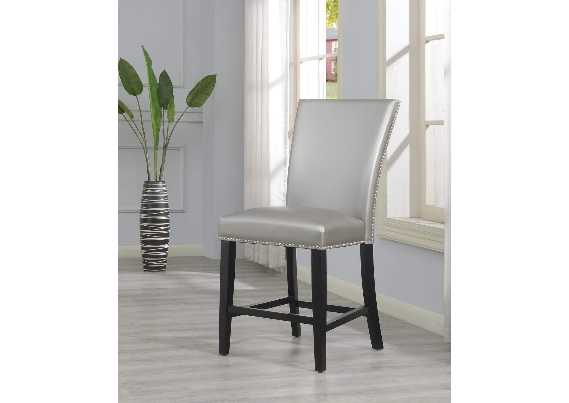 Blue Velvet Counter Chair (Price Per Chair - Moq 2) image 1