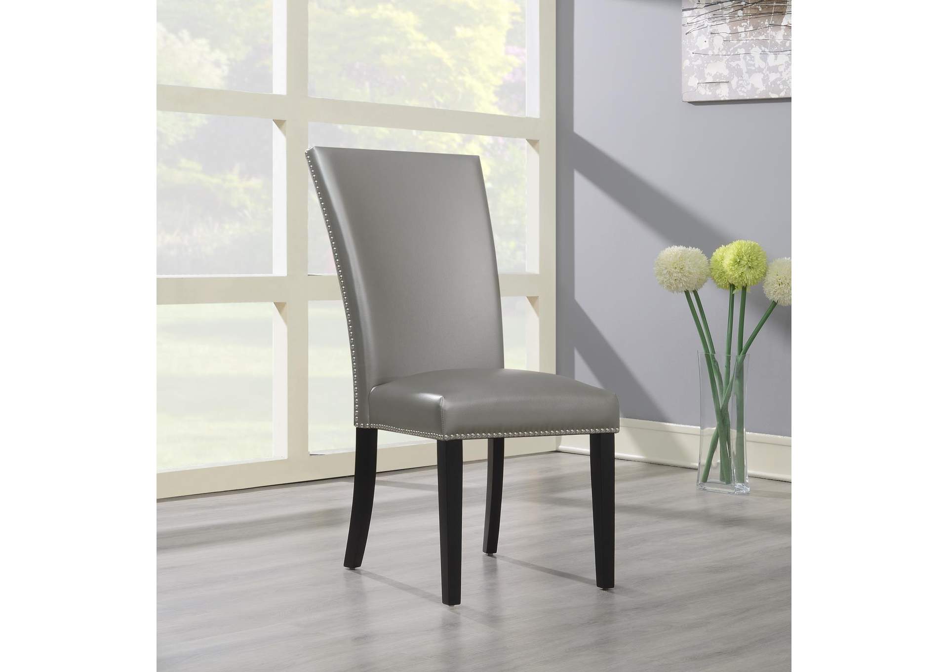 Silver Pu Dining Chair (Price Per Chair - Moq 2) image 1
