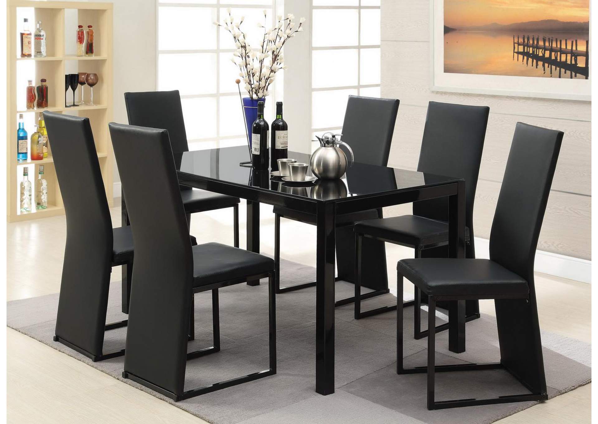 Table & 6 Chairs image 1