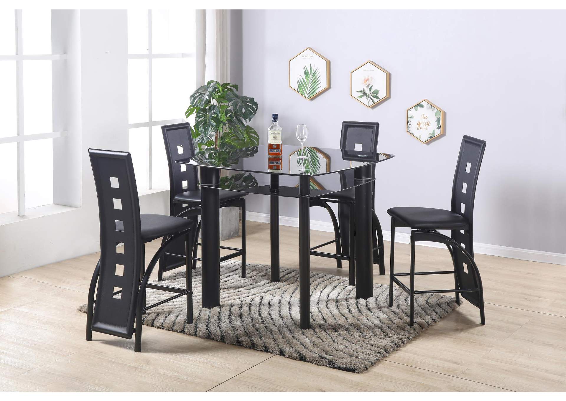 Table & 4 Chairs image 1