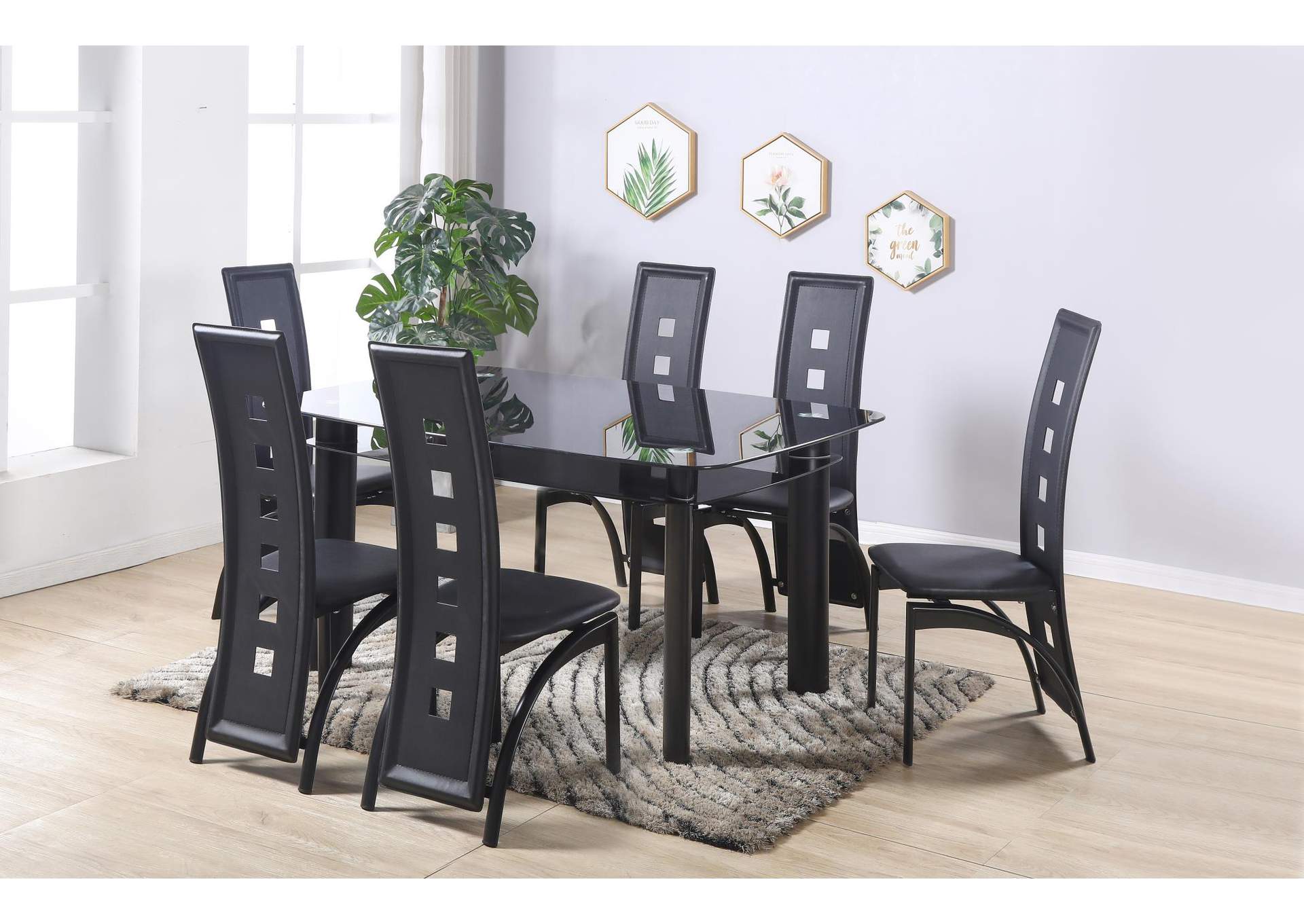 Table & 6 Chairs image 1