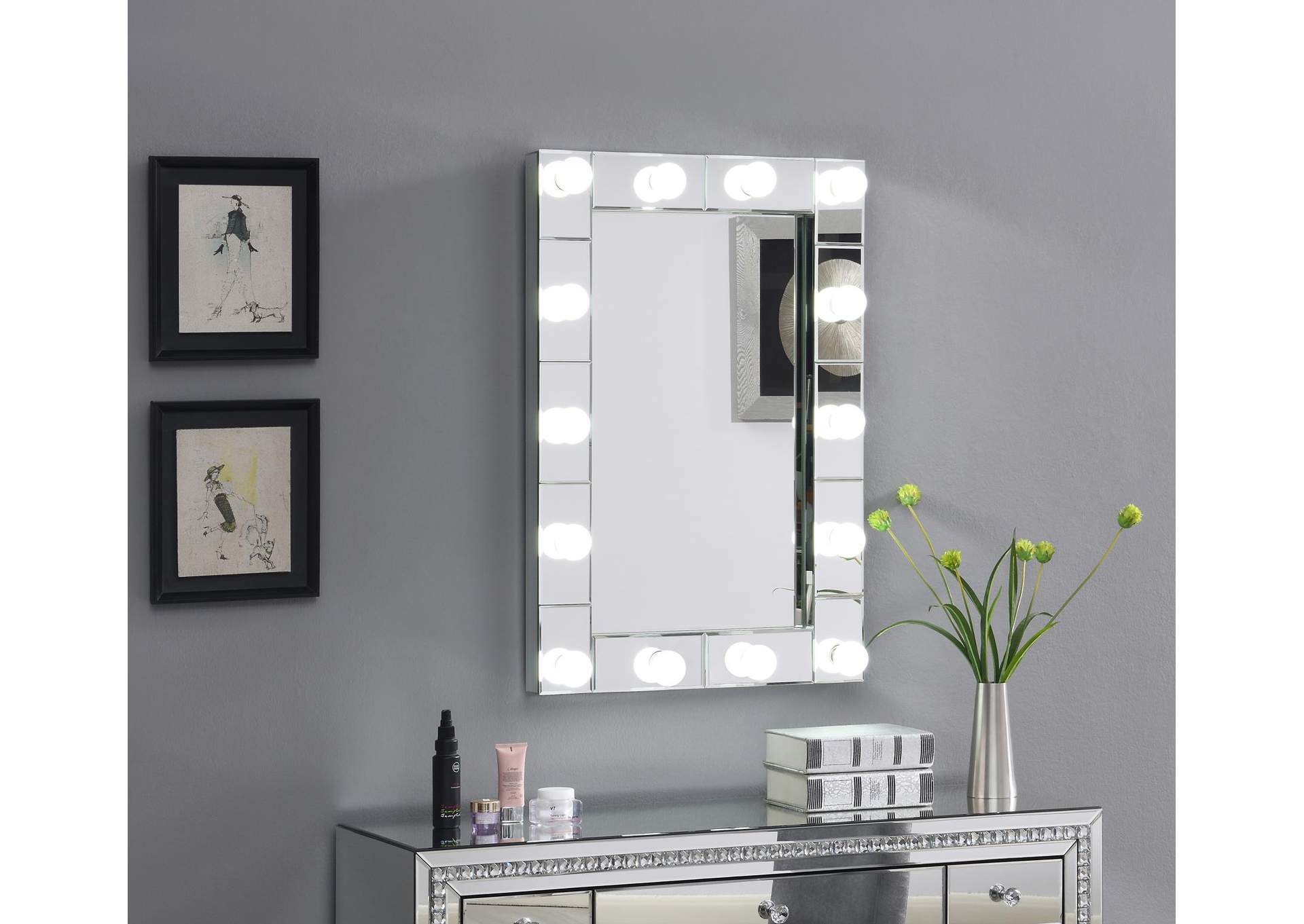 Glamour Led Wall Decor Mirror image 1