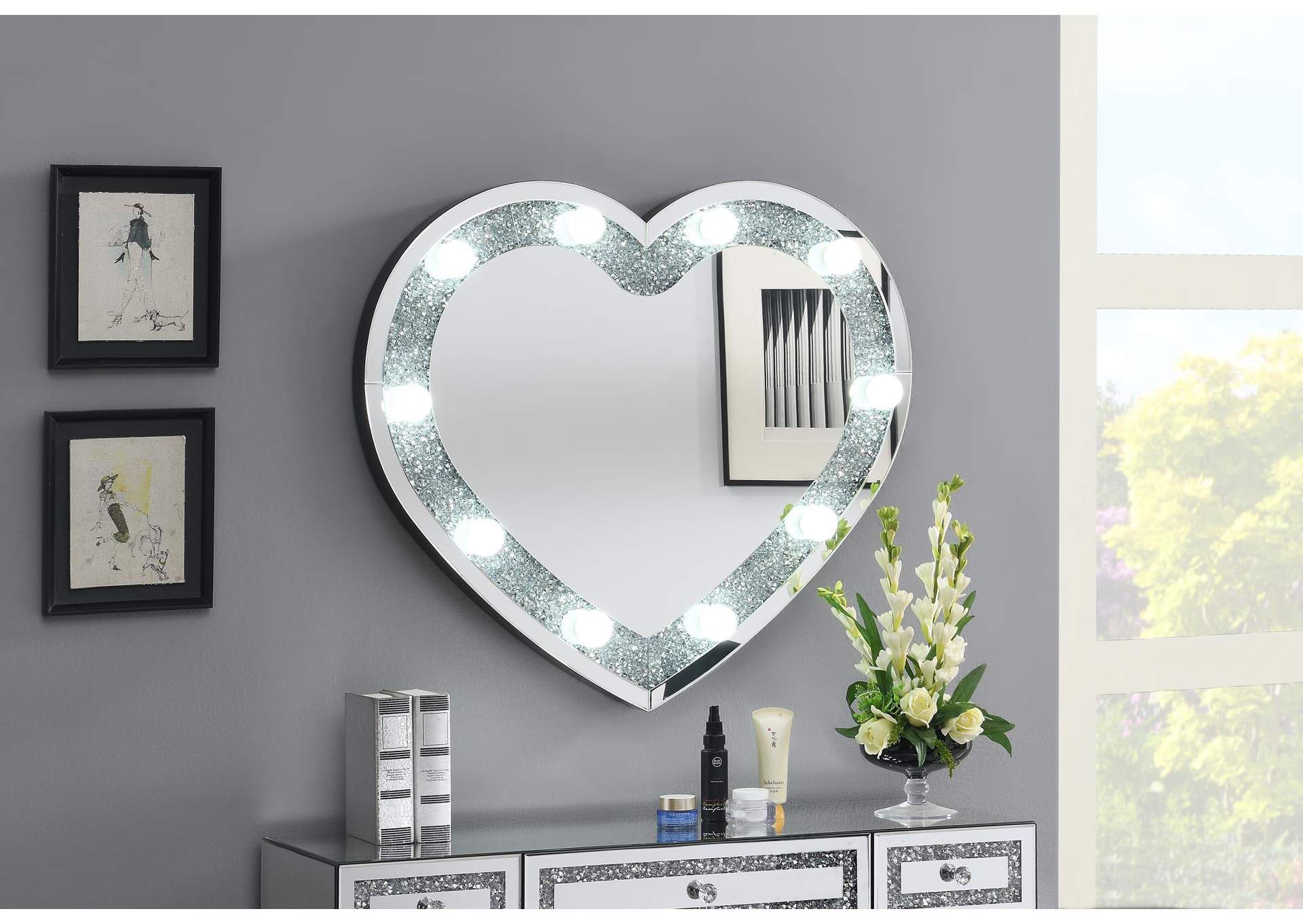 Glamour Led Wall Decor Mirror image 1