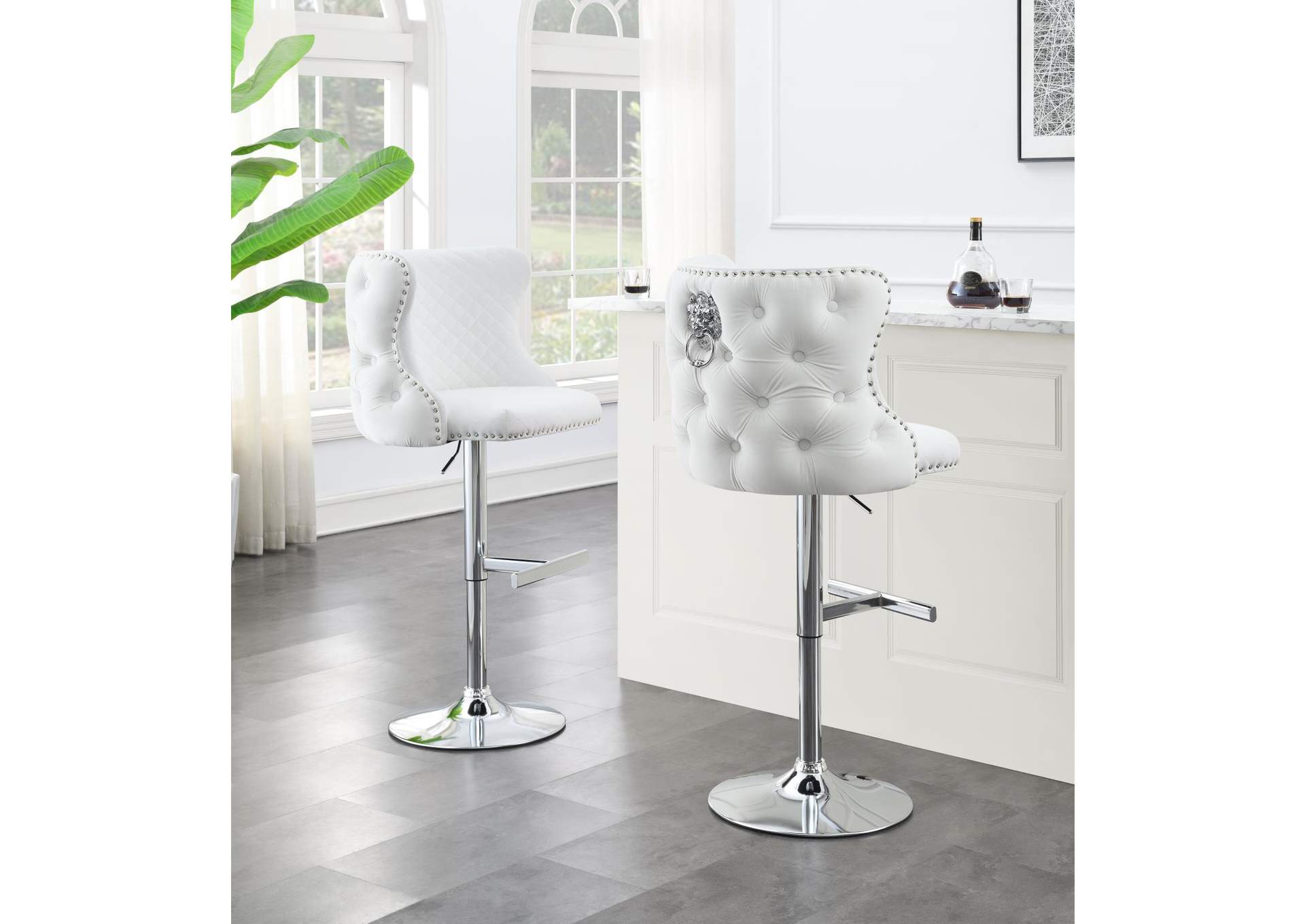 Pink Velvet Bar Stool (Price Per Chair Moq Is 1) image 1