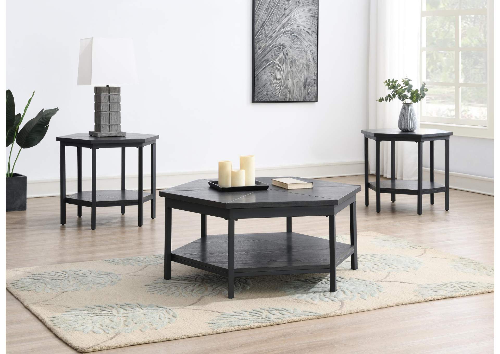 Coffee Table - 2 End Tables image 1