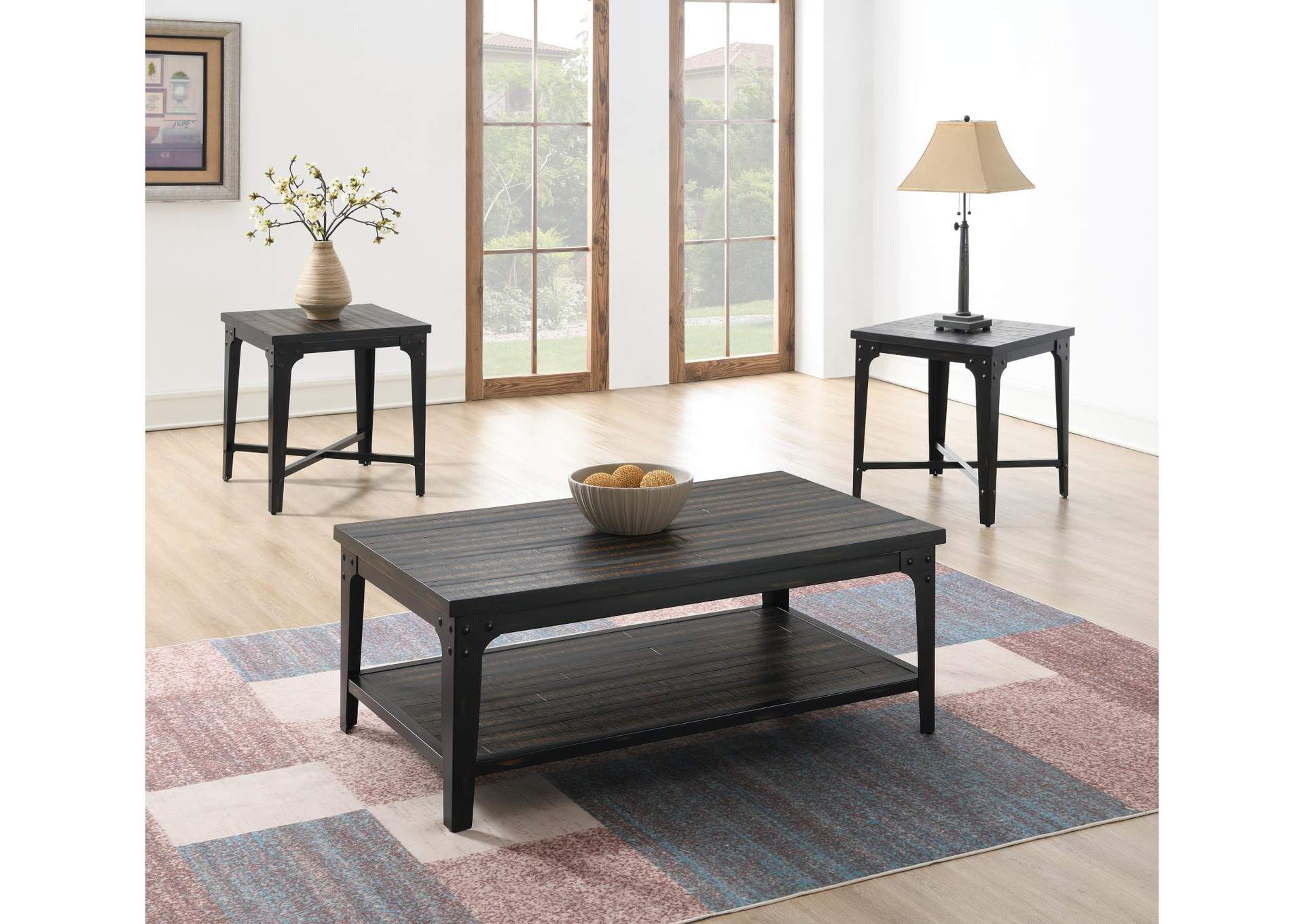 Coffee Table - 2 End Tables image 1