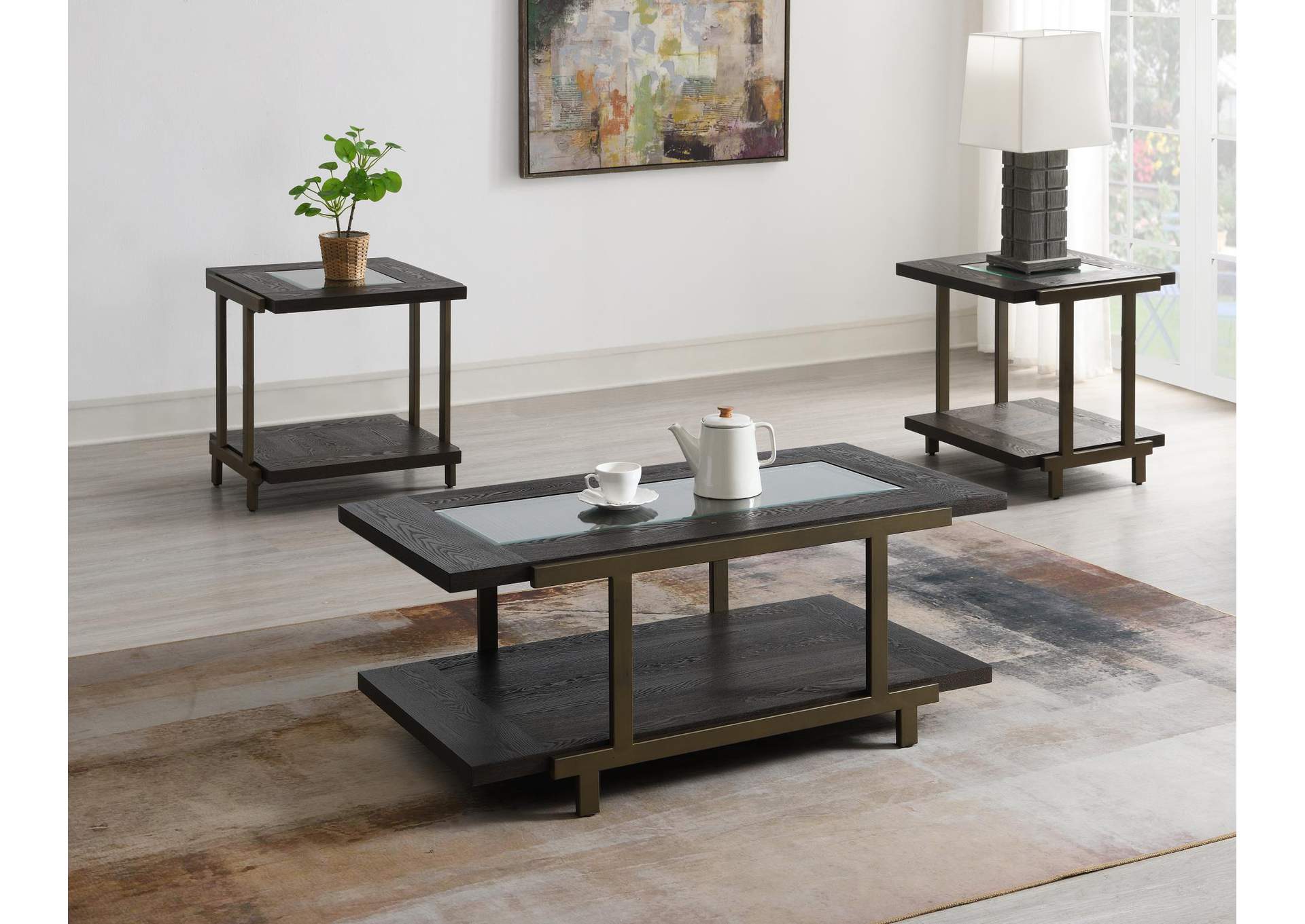 Coffee Table - 2 End Tables image 1