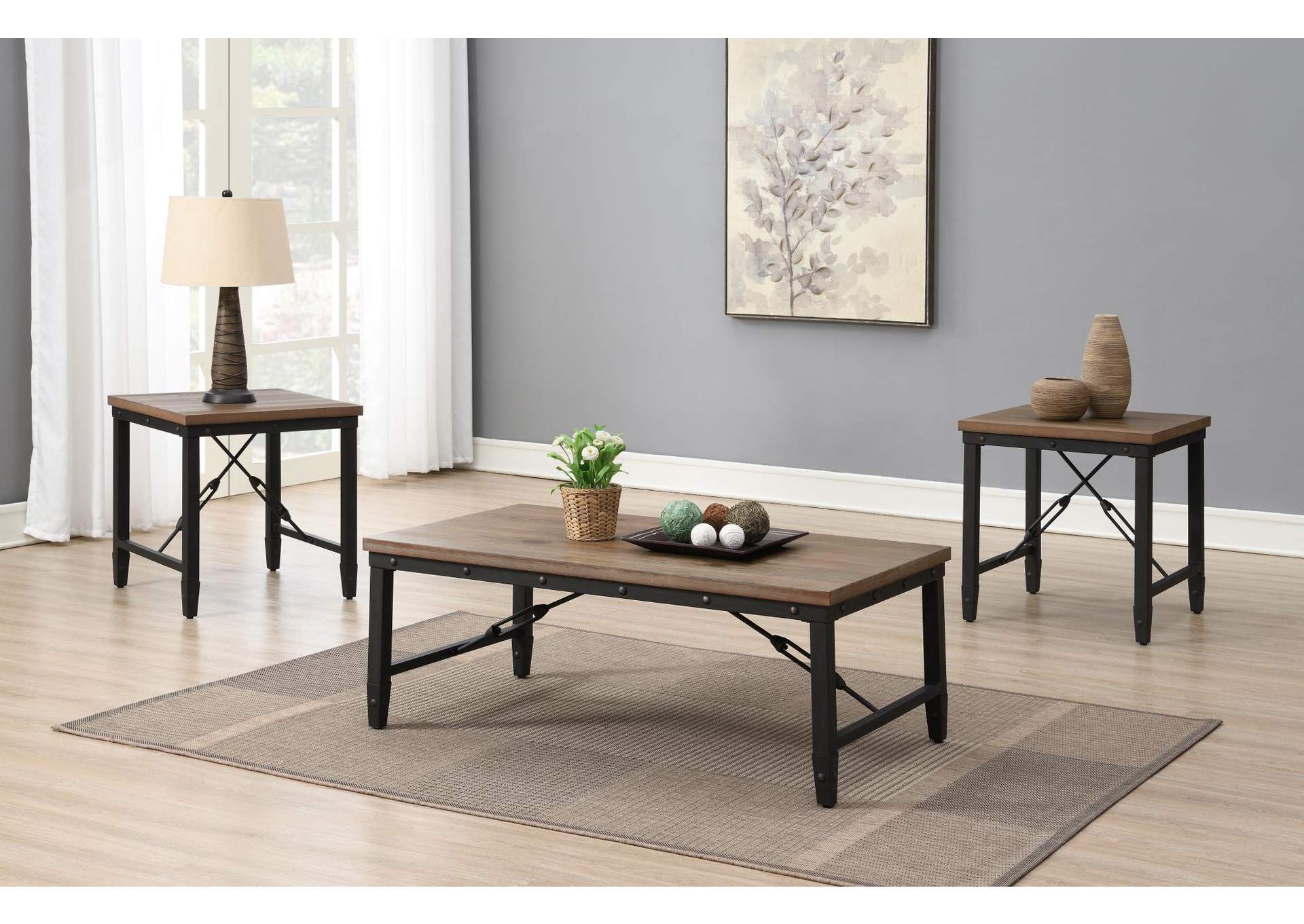 Coffee Table - 2 End Tables image 1