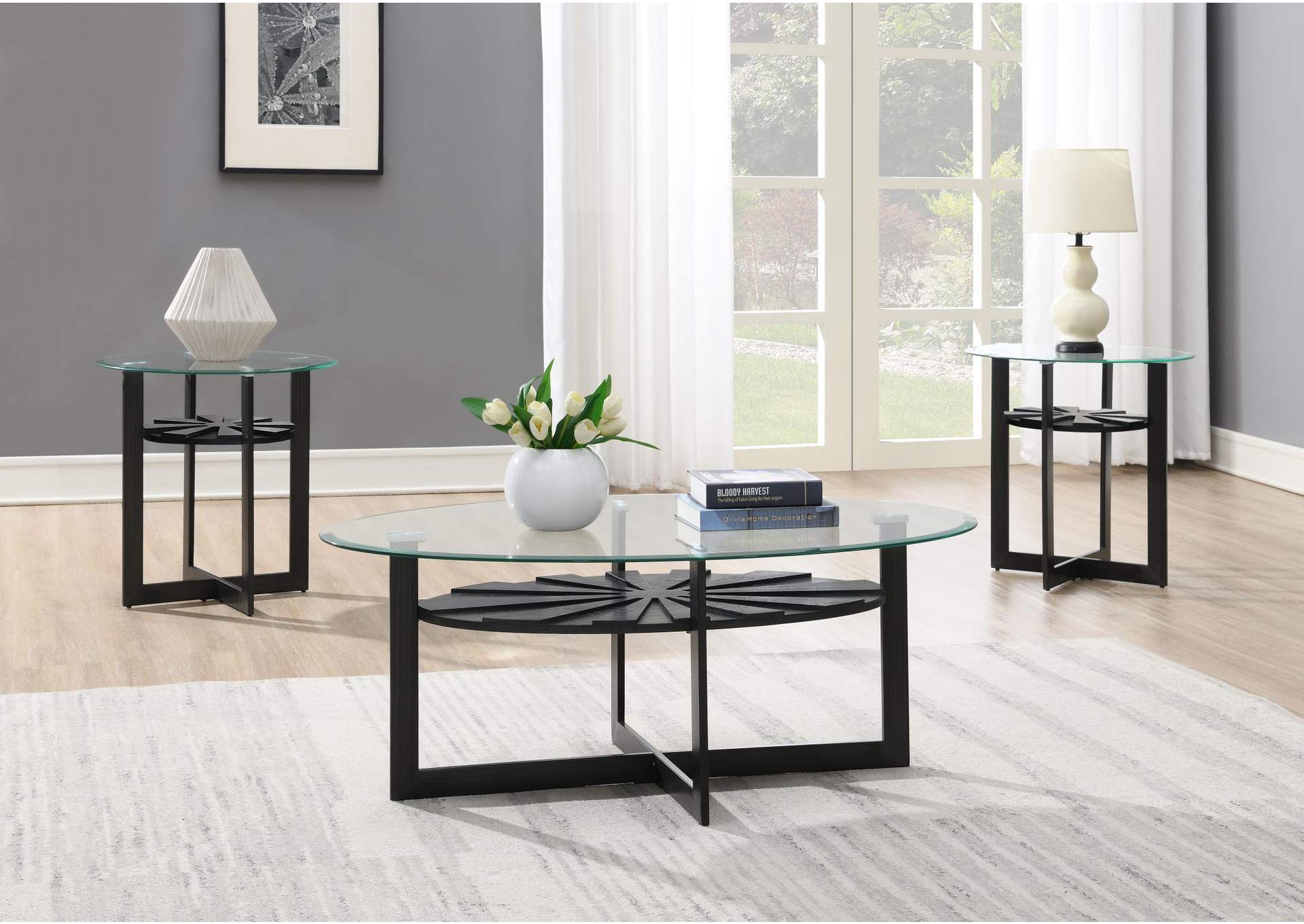 Coffee Table - 2 End Tables image 1