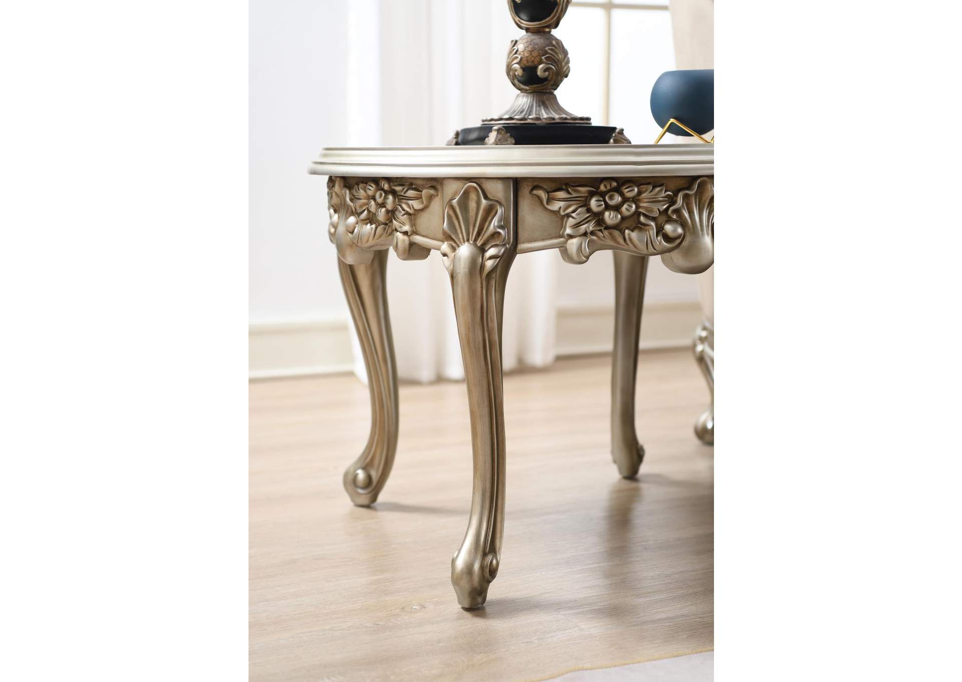 Traditional Brown Loveseat image 1