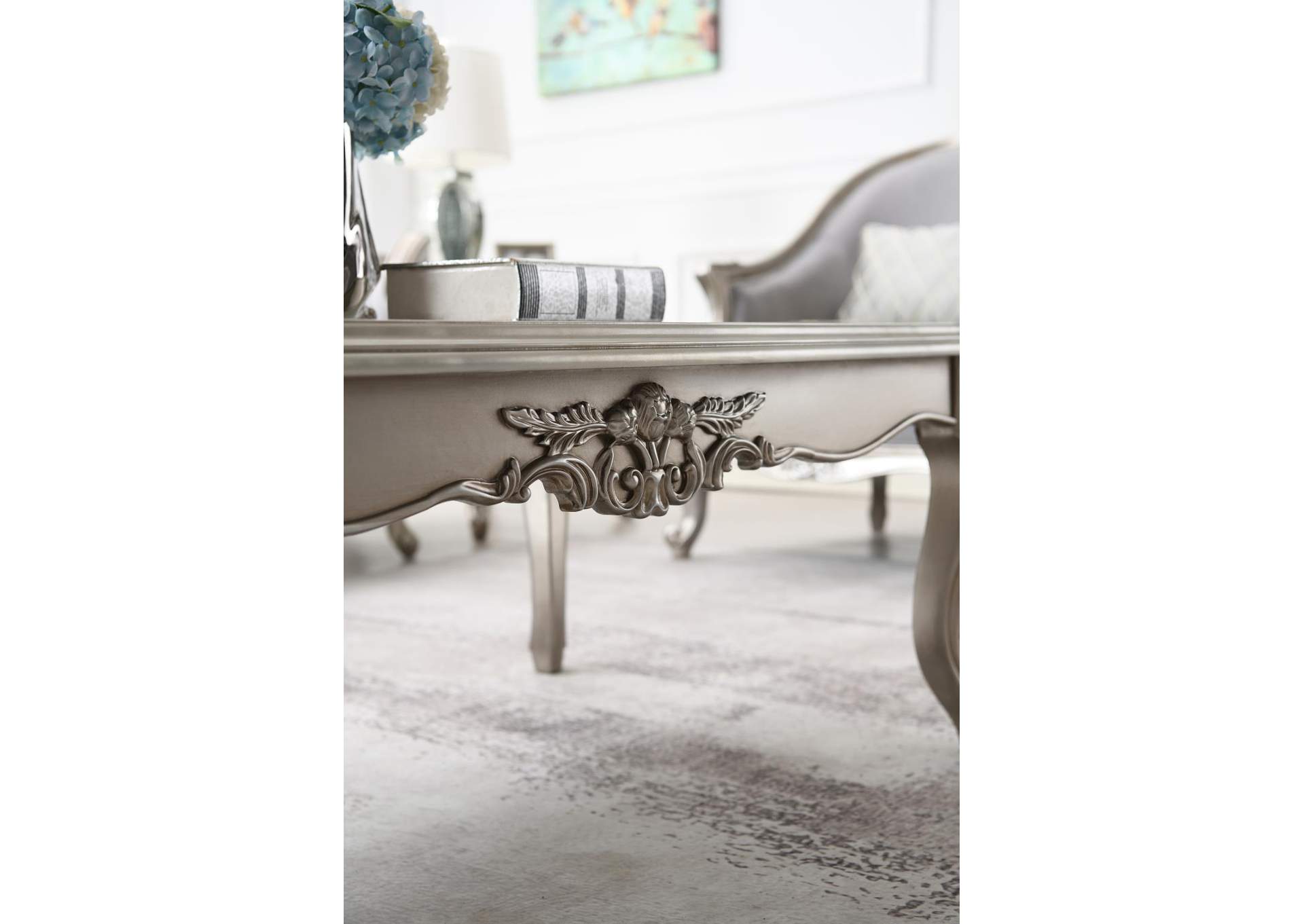 Traditional Gray Sofa image 1
