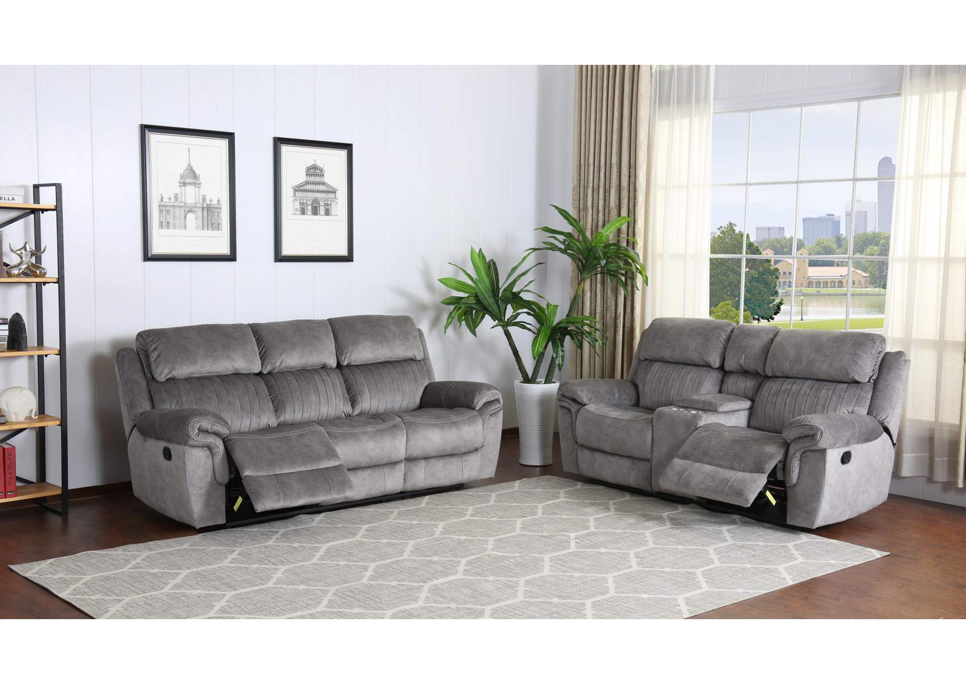 Gray Motion Sofa image 1
