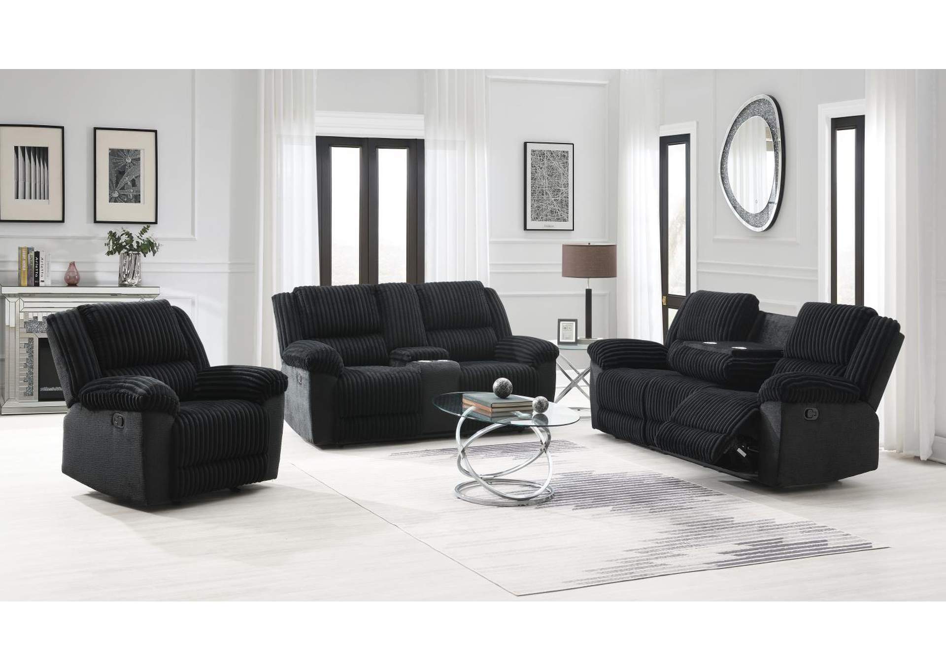 Reclining Sofa - Reclining Loveseat image 1
