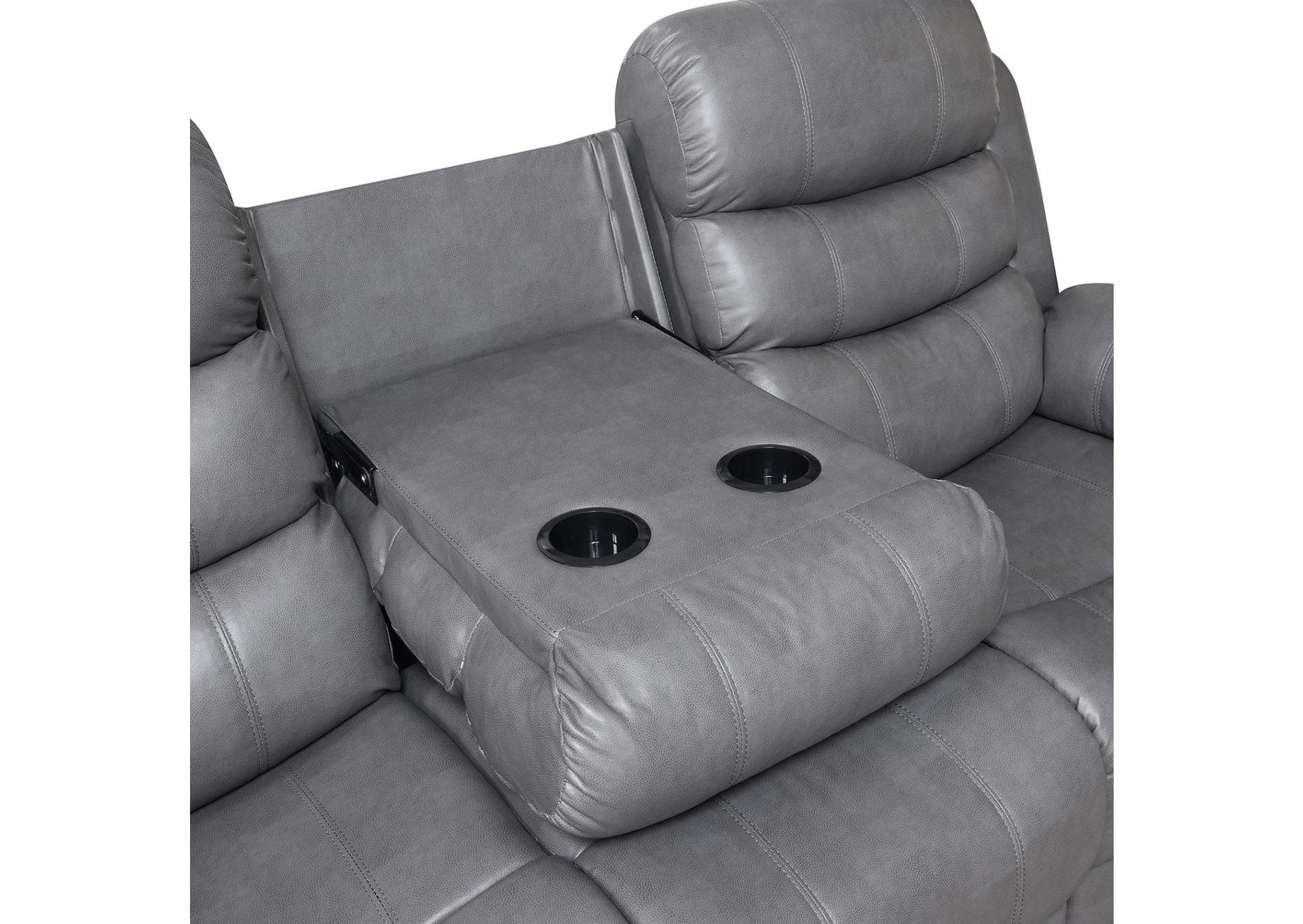 Gray Motion Led Sofa image 1