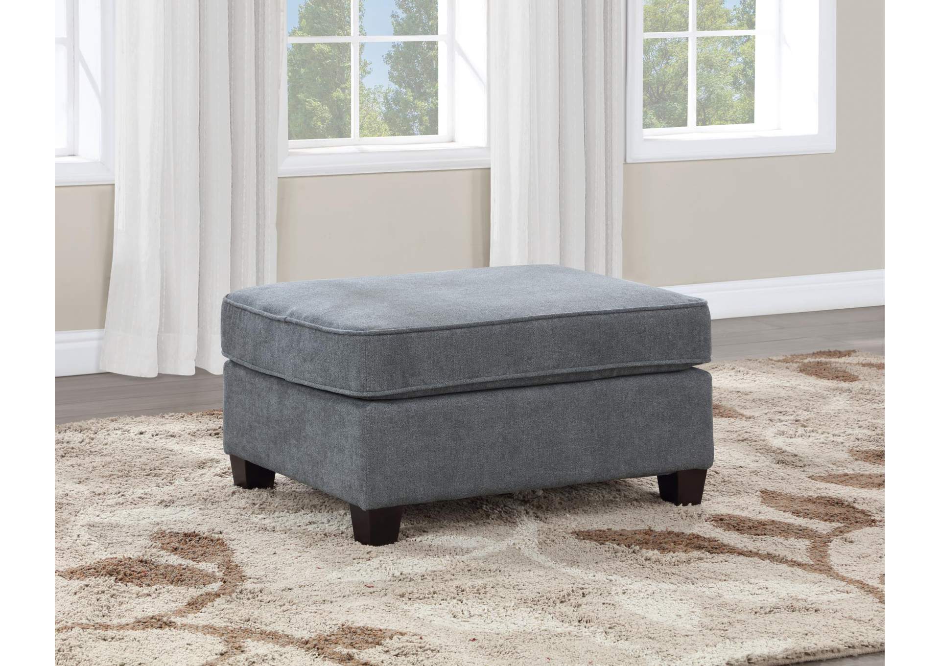 Gray Ottoman image 1